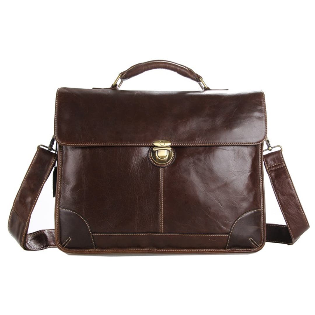 Classic Messenger Leather Case | In stock! | Delton Bags