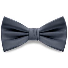 Grey pre tied bow ties