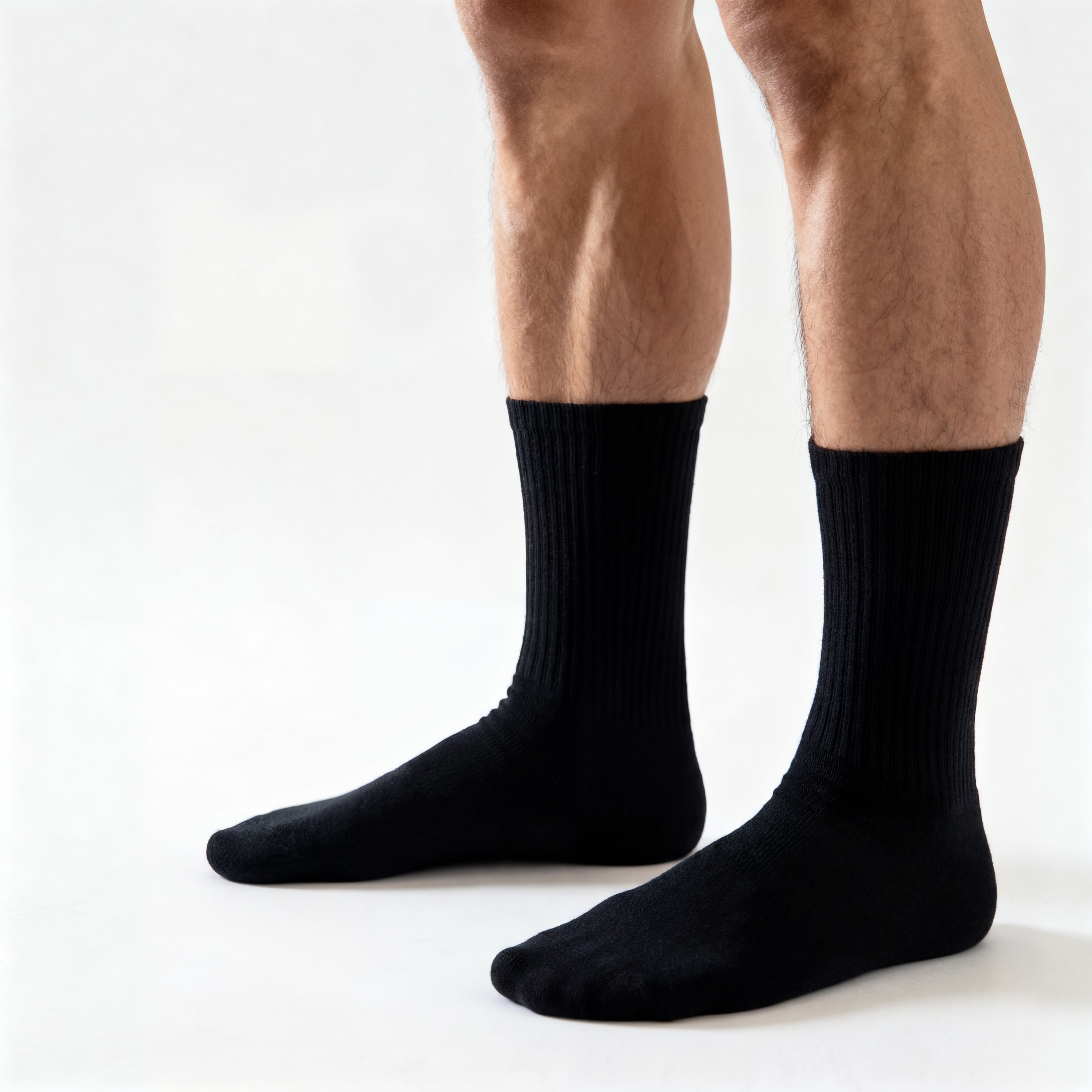 TrueFeel | Lot de 3 paires de chaussettes de tennis noires en coton - 3