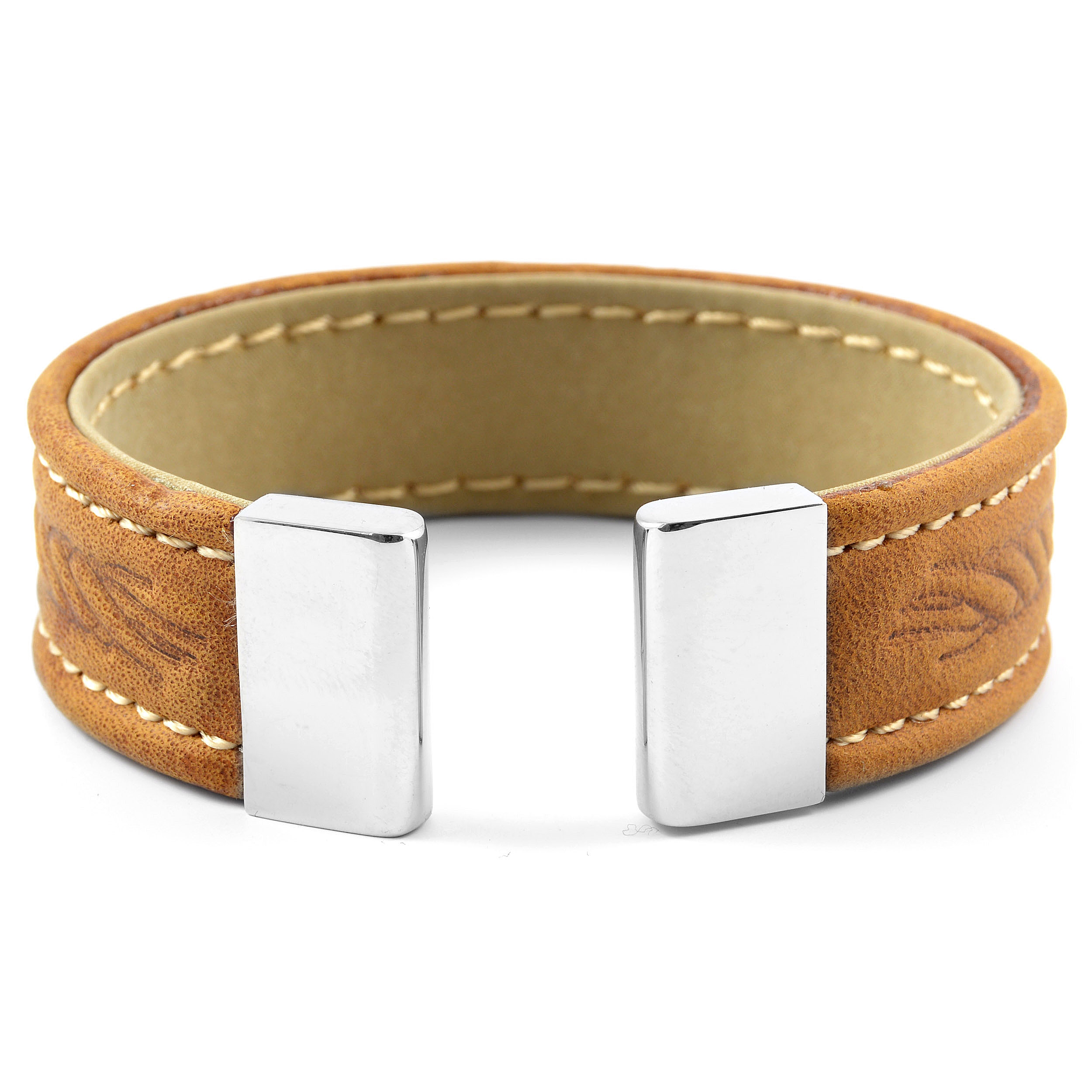 Bangle Lederen Armband - 4