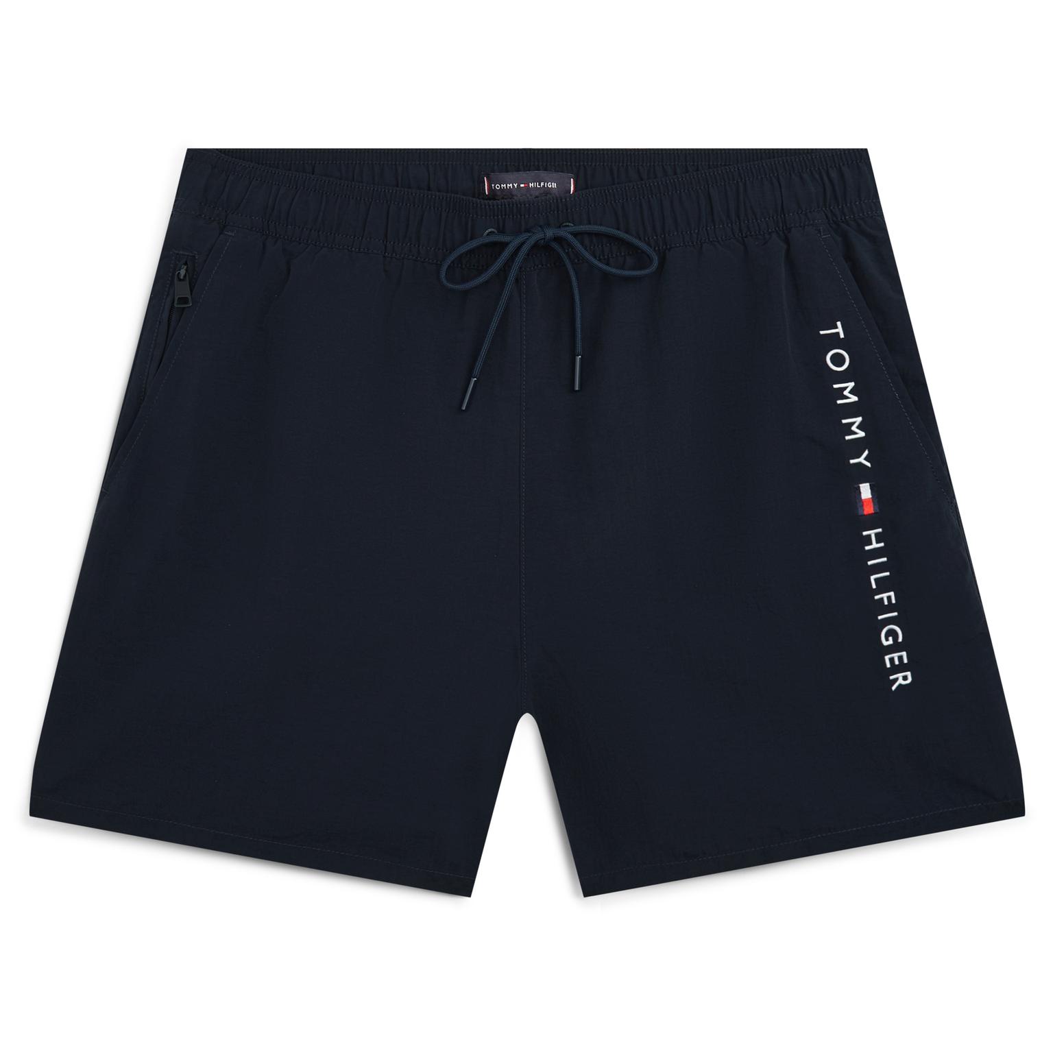 Tommy Hilfiger | Μπλε μαρέν μαγιό σορτς με print Tommy Hilfiger | Μπλε μαρέν μαγιό σορτς με print