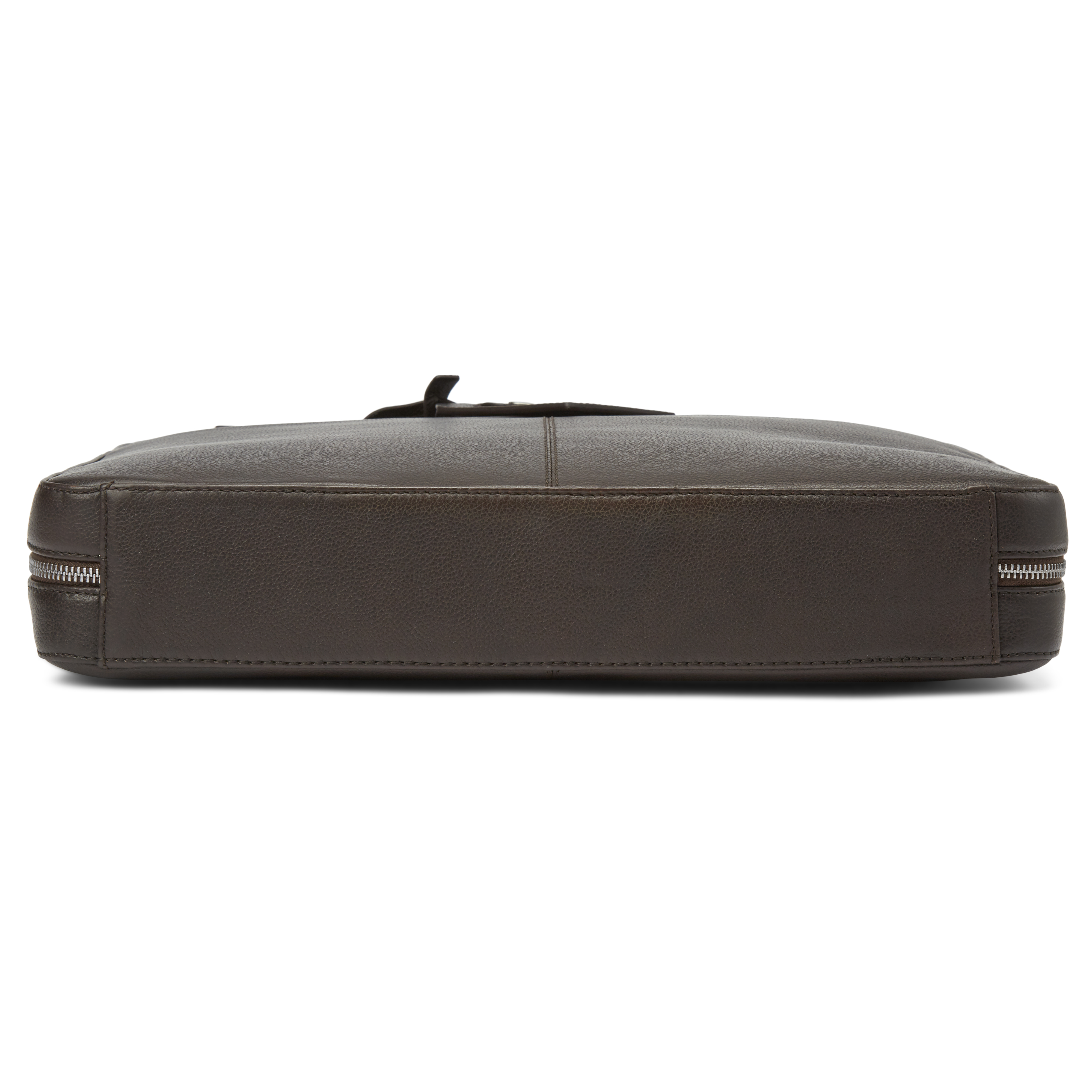 Scott Dunkelbraune Leder Laptop Aktentasche - 13