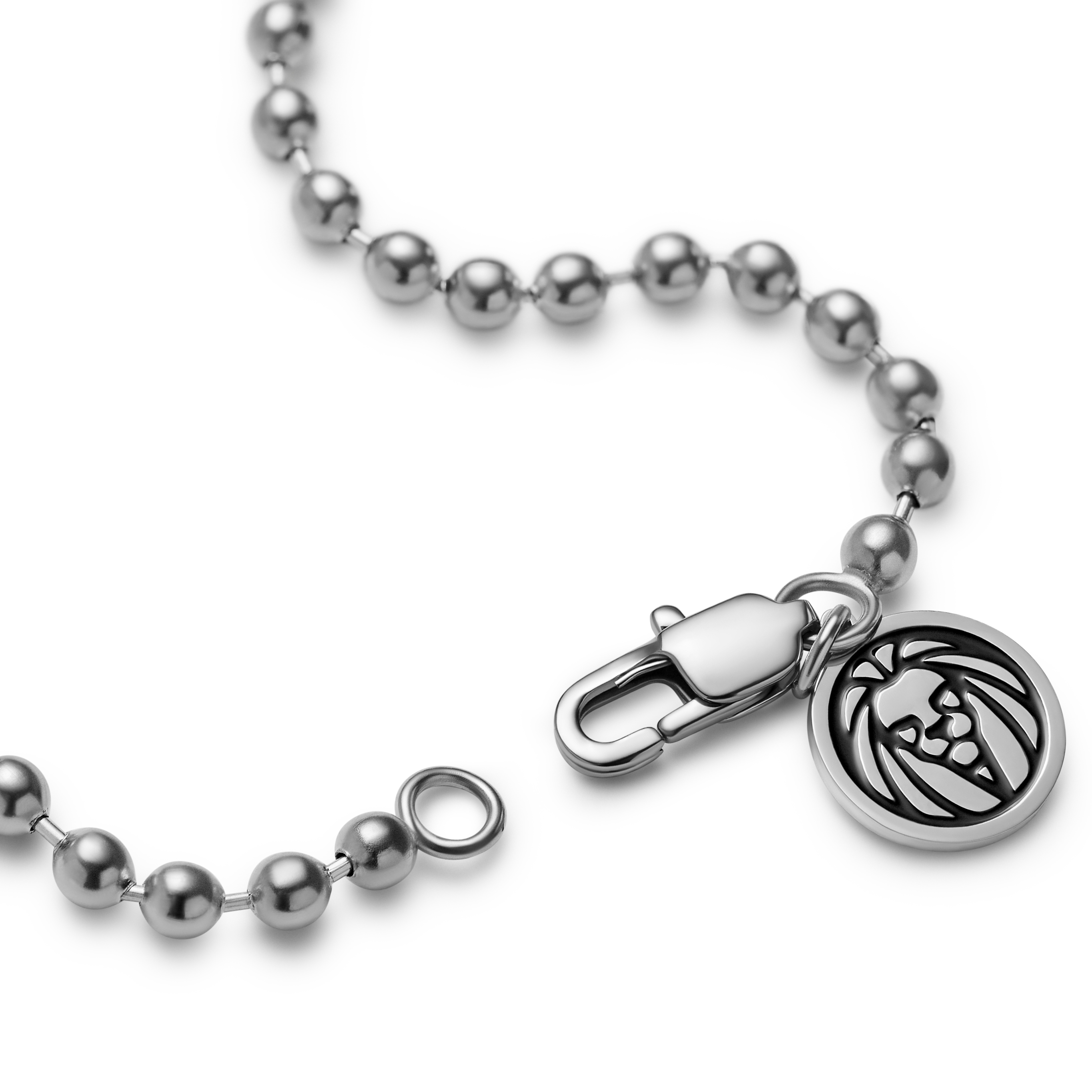 Essentials | 3 mm Zilverkleurige Ketting met Bolletjes Schakels - 5