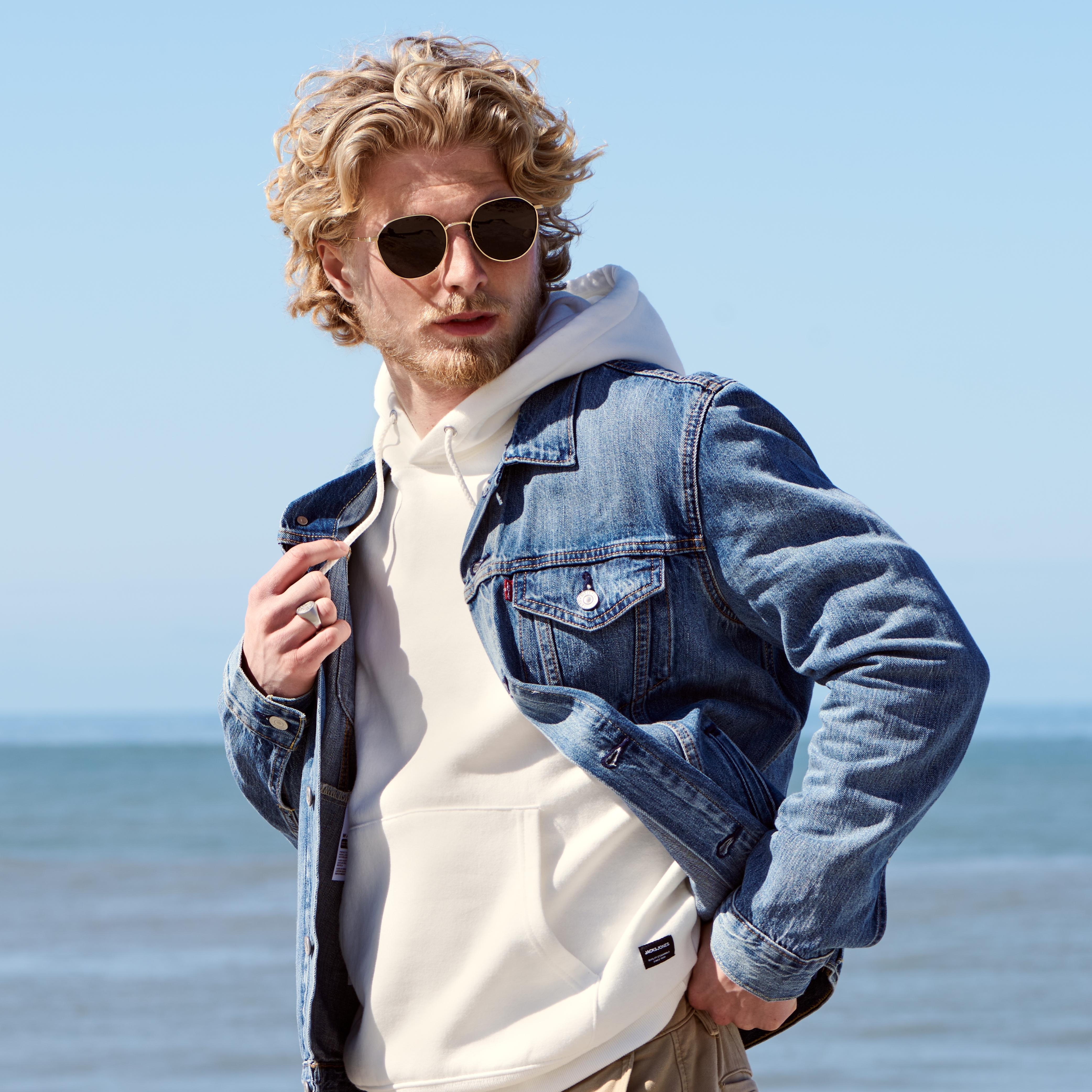 Sonnenbrille Goldfarben & Grau Willem Thea - 2