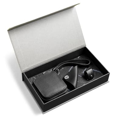 Coffret cadeau d'organisateur professionnel | Cuir noir Coffret cadeau d'organisateur professionnel | Cuir noir