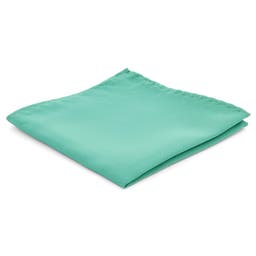 Turquoise Simple Pocket Square