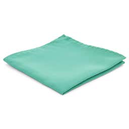 Simple Mint Green Pocket Square