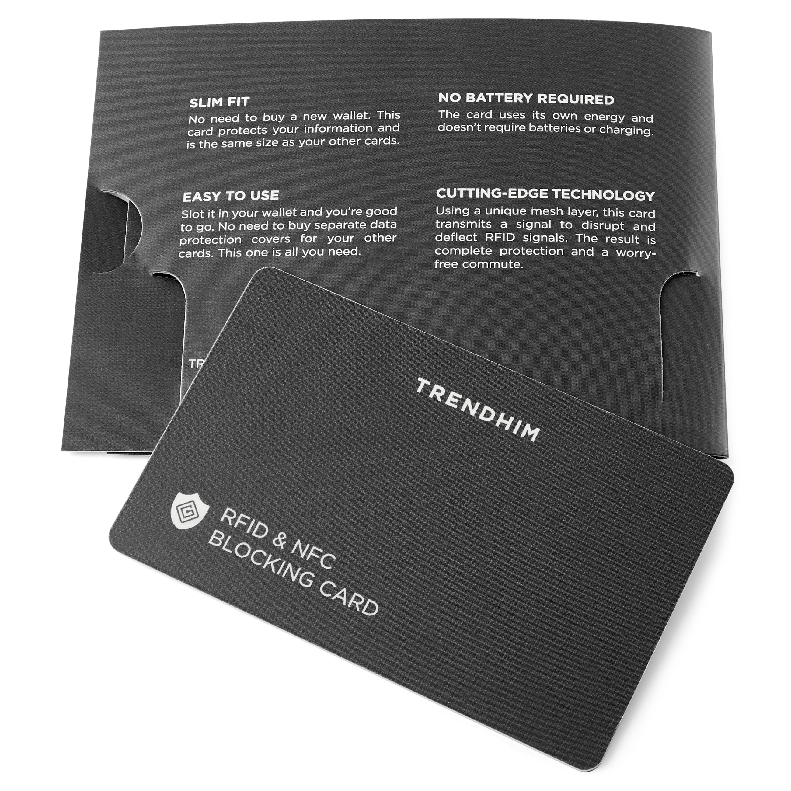 RFID & NFC Blocking Card - For Men - Trendhim