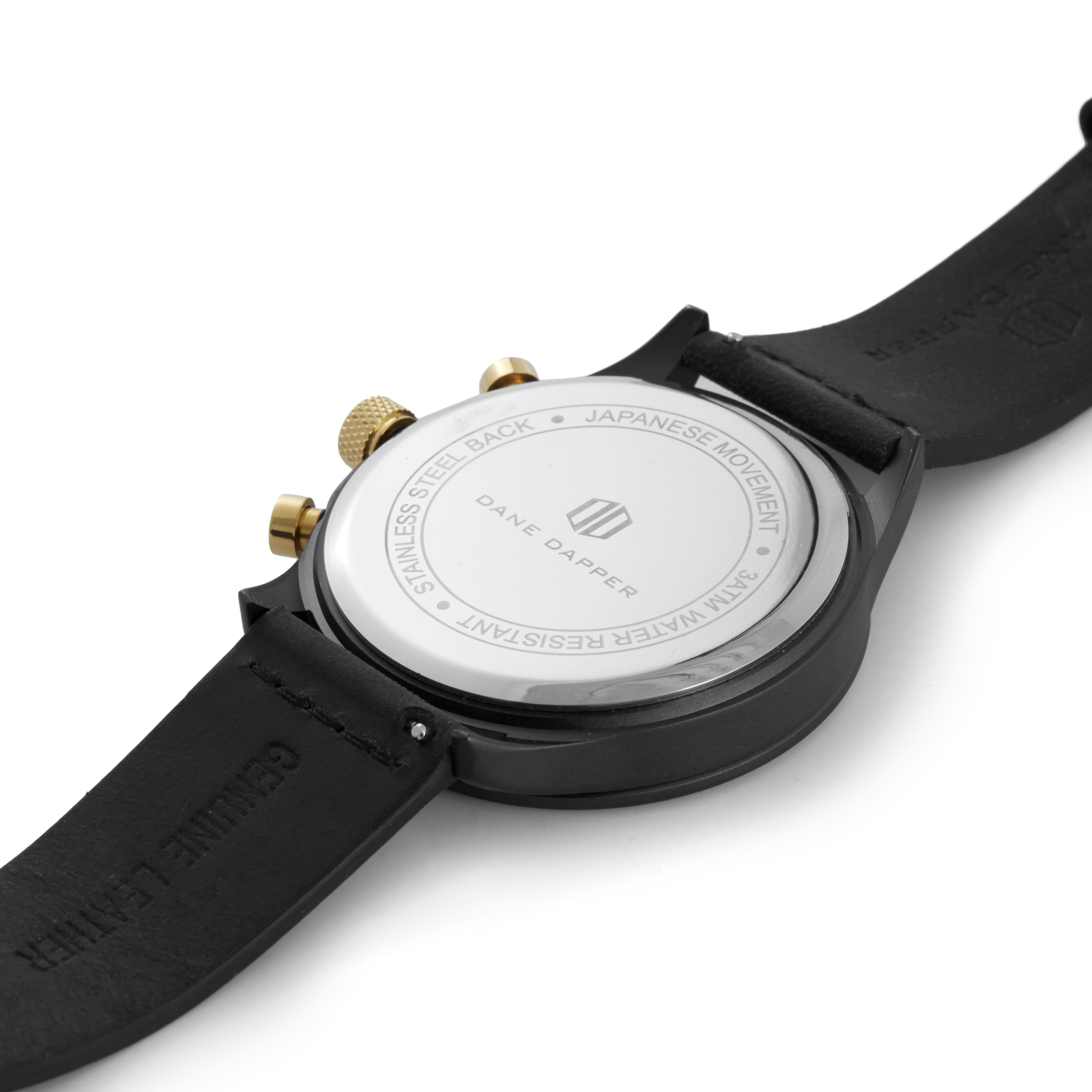 Black & Gold Troika Watch - 3