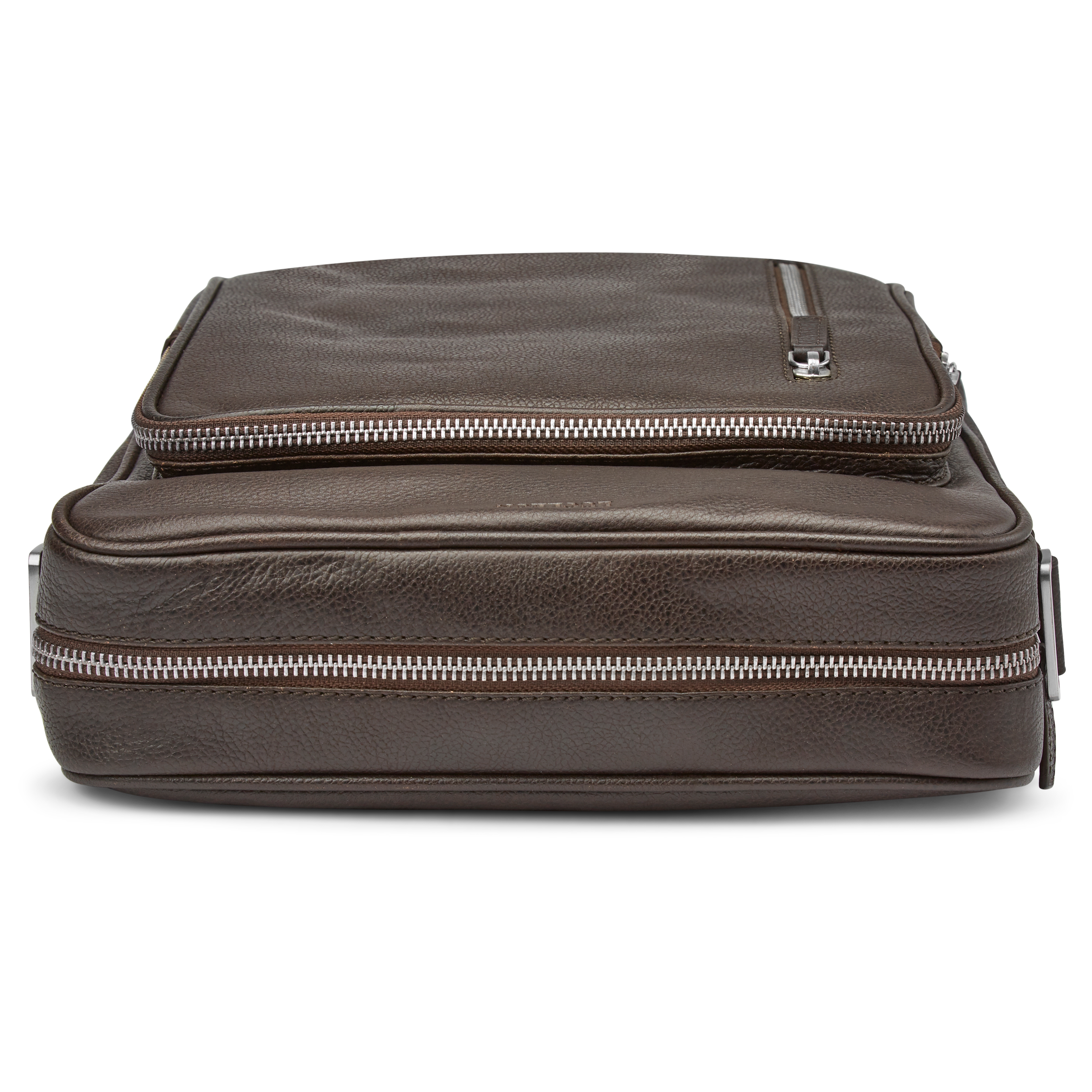 Lev Mørkebrun Skinnveske - 5