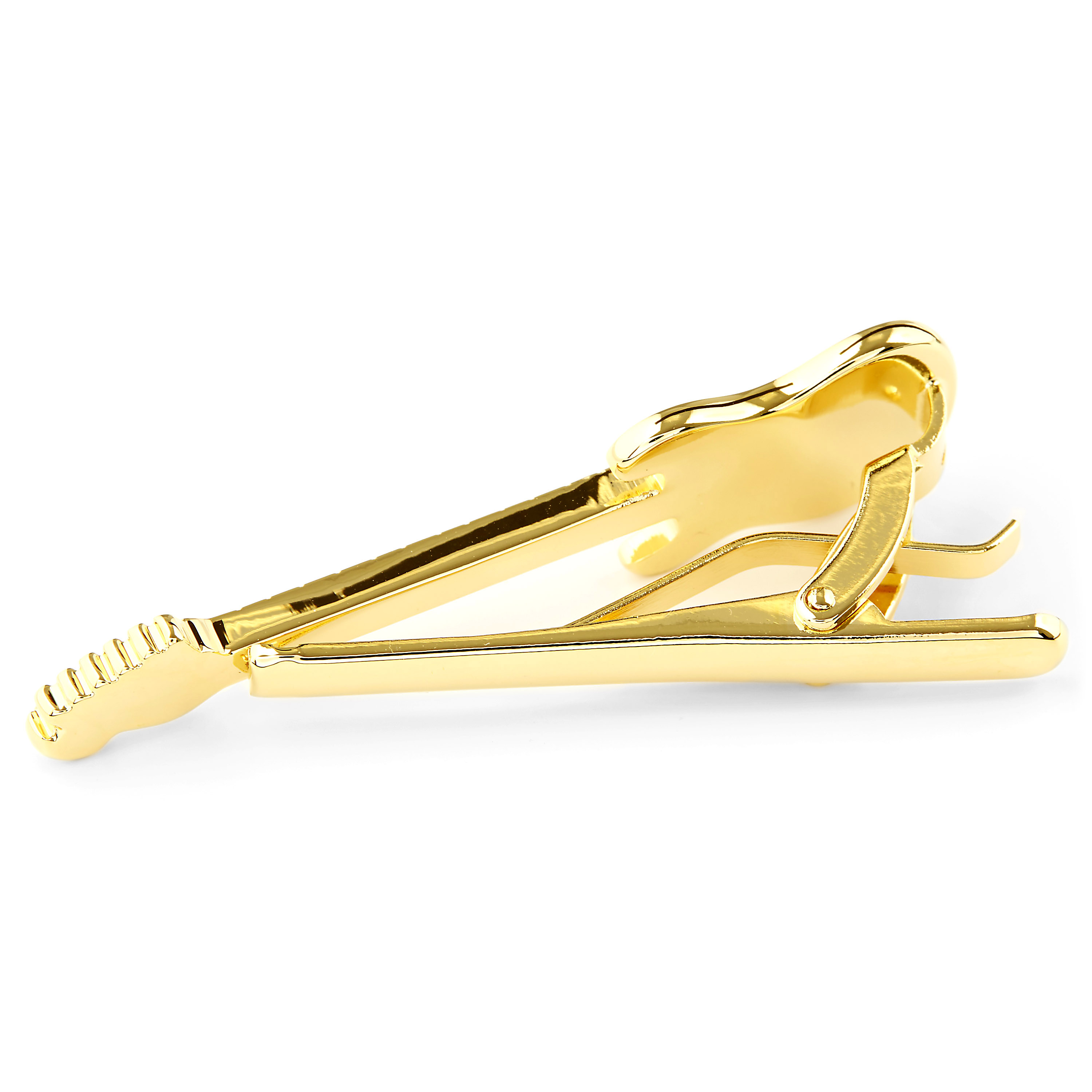 Pince à cravate dorée rockstar - 3