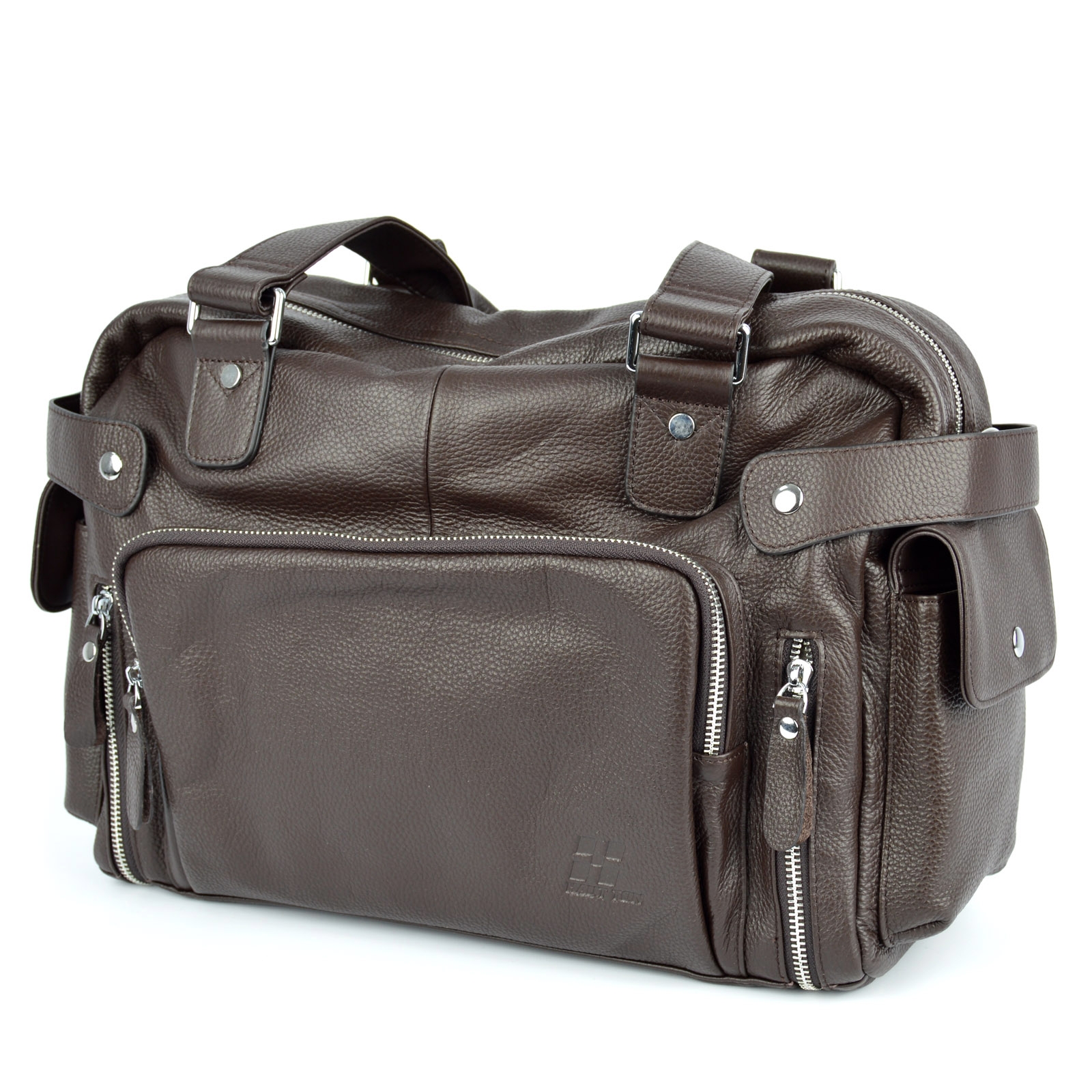 Exklusive braune VT Ledertasche - 1
