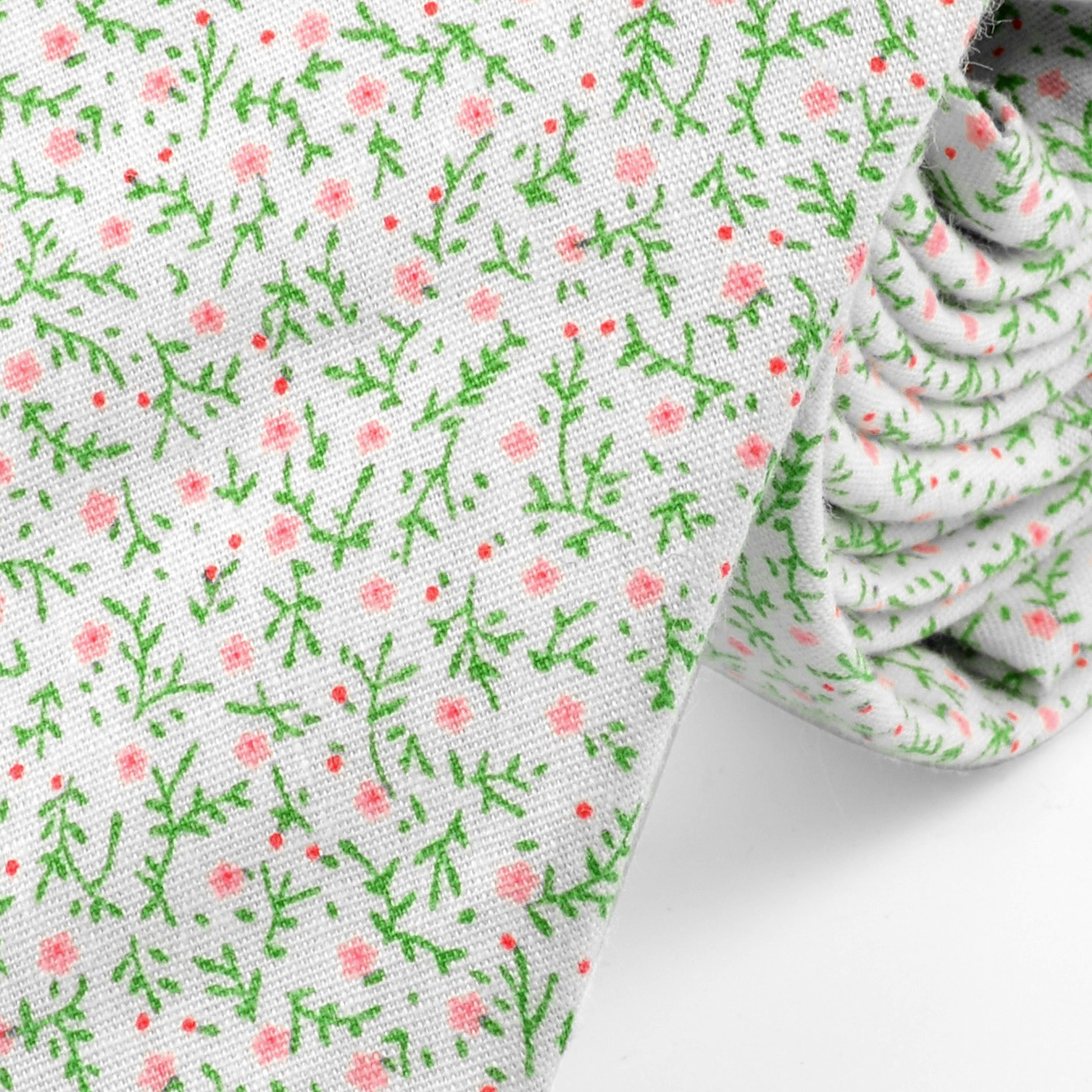 Red Forest Cotton Tie - 2