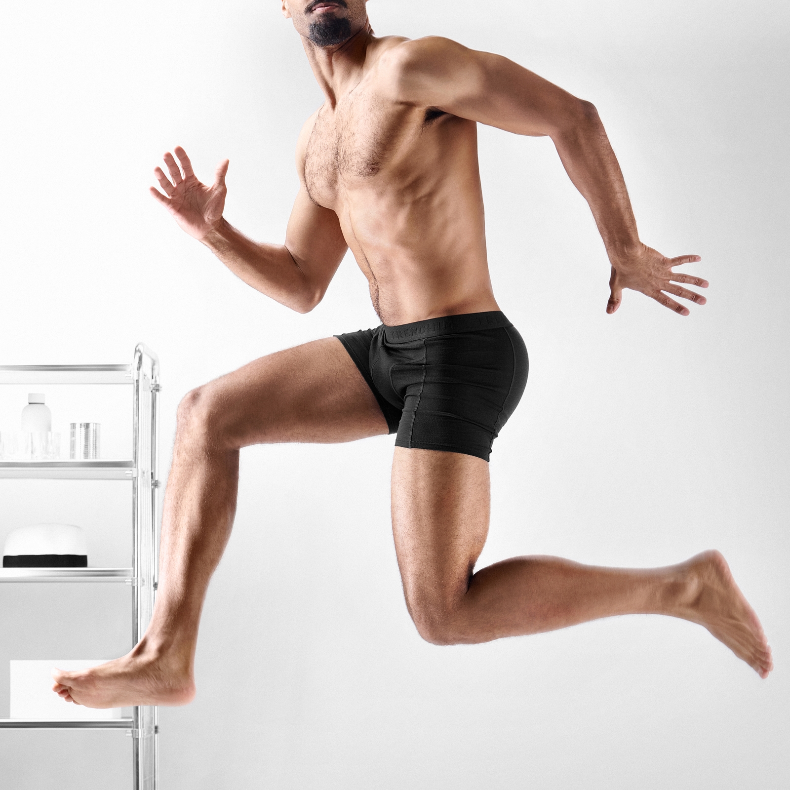 X-Large - FeatherFeel |  2-Pack Black and Navy Blue Merino Wool Boxer Briefs - 4