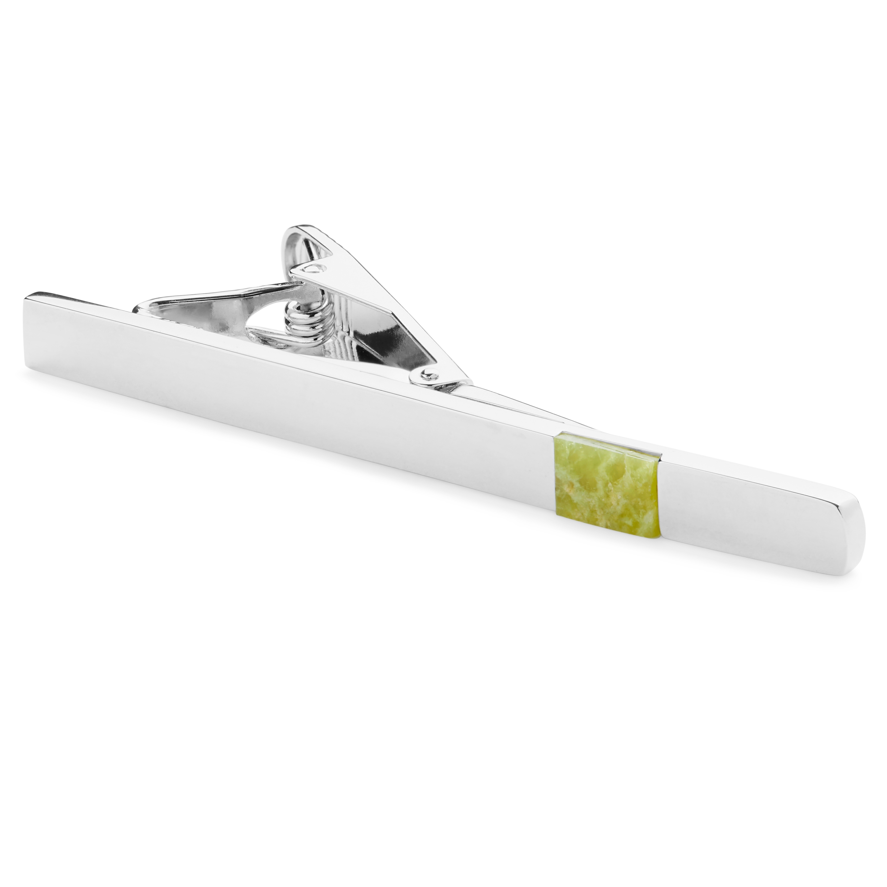 925 Zilveren Nils Dasclip met Groene Opaliet - 3