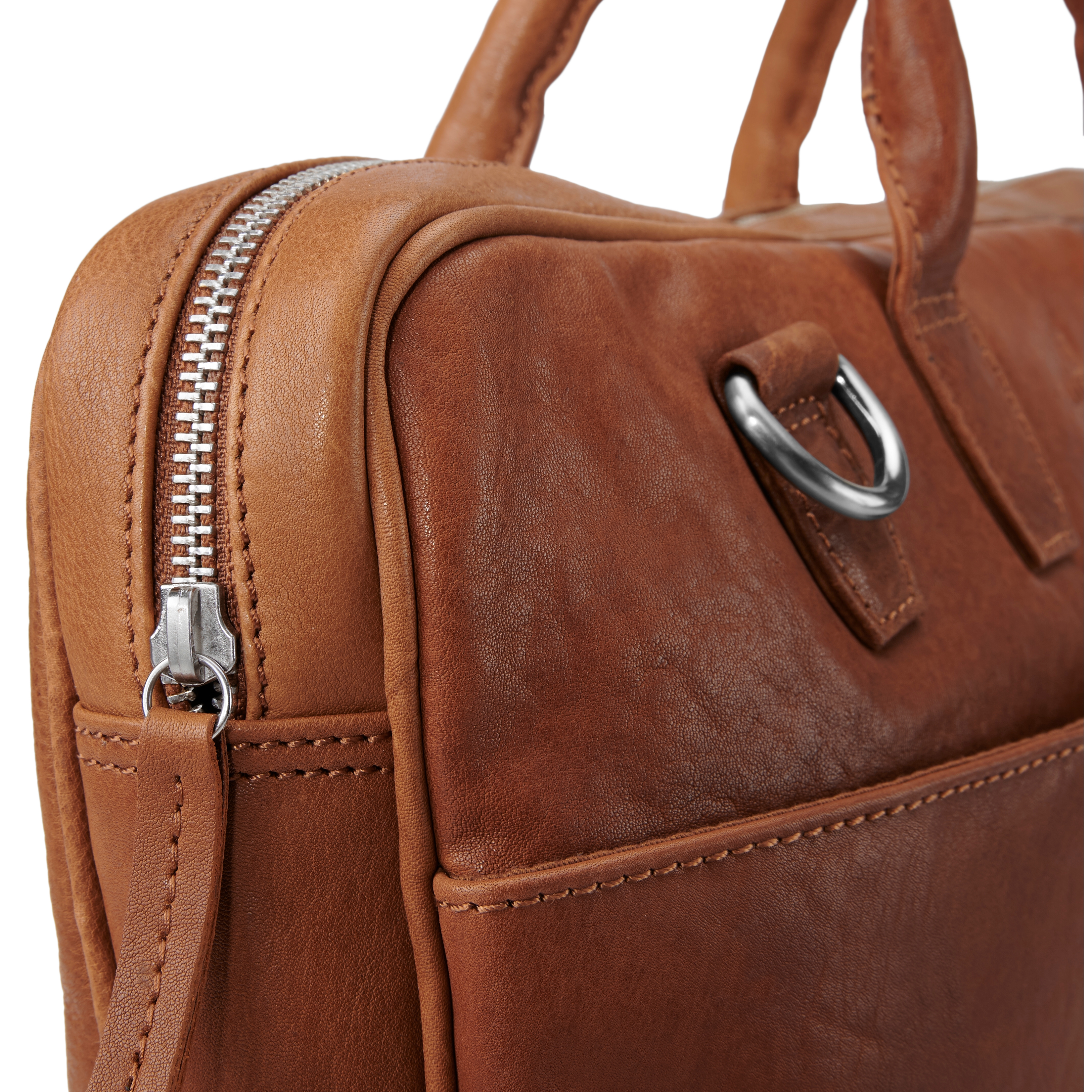 Kambodsja Slank Lysebrun 17" Skinnveske - 5