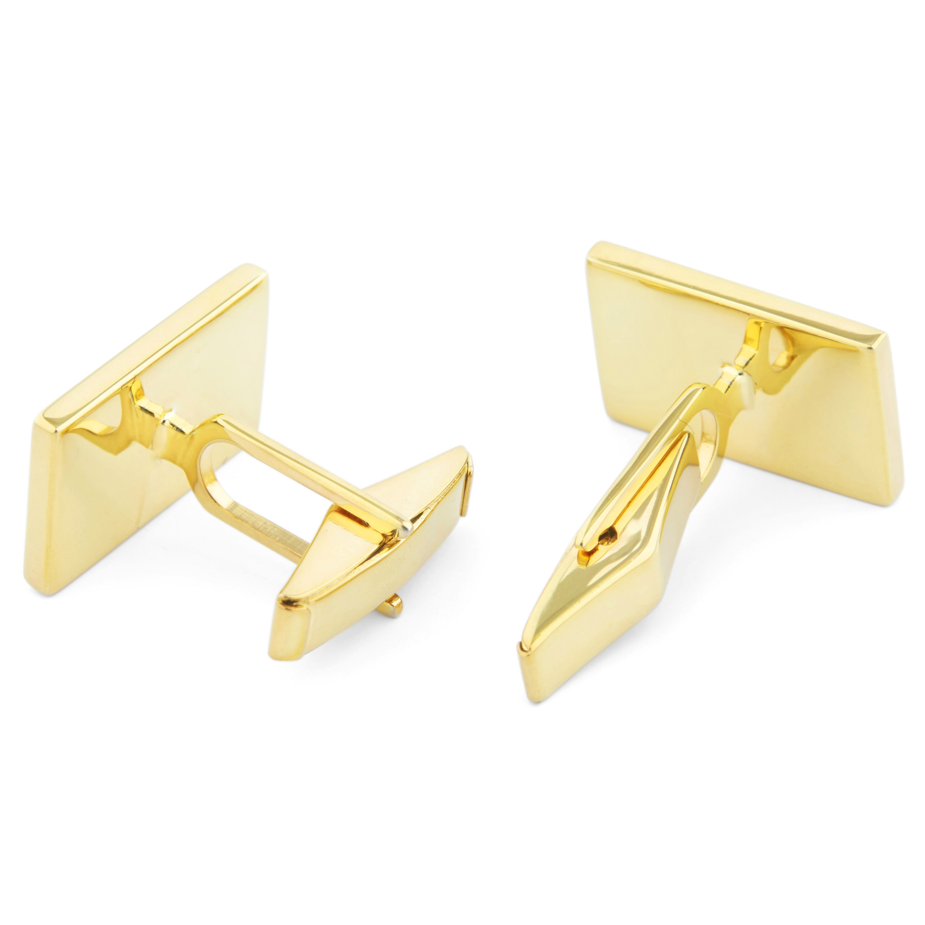 Zirkonipisteet - lyhyt kultainen setti, 925-hopeaa - 4