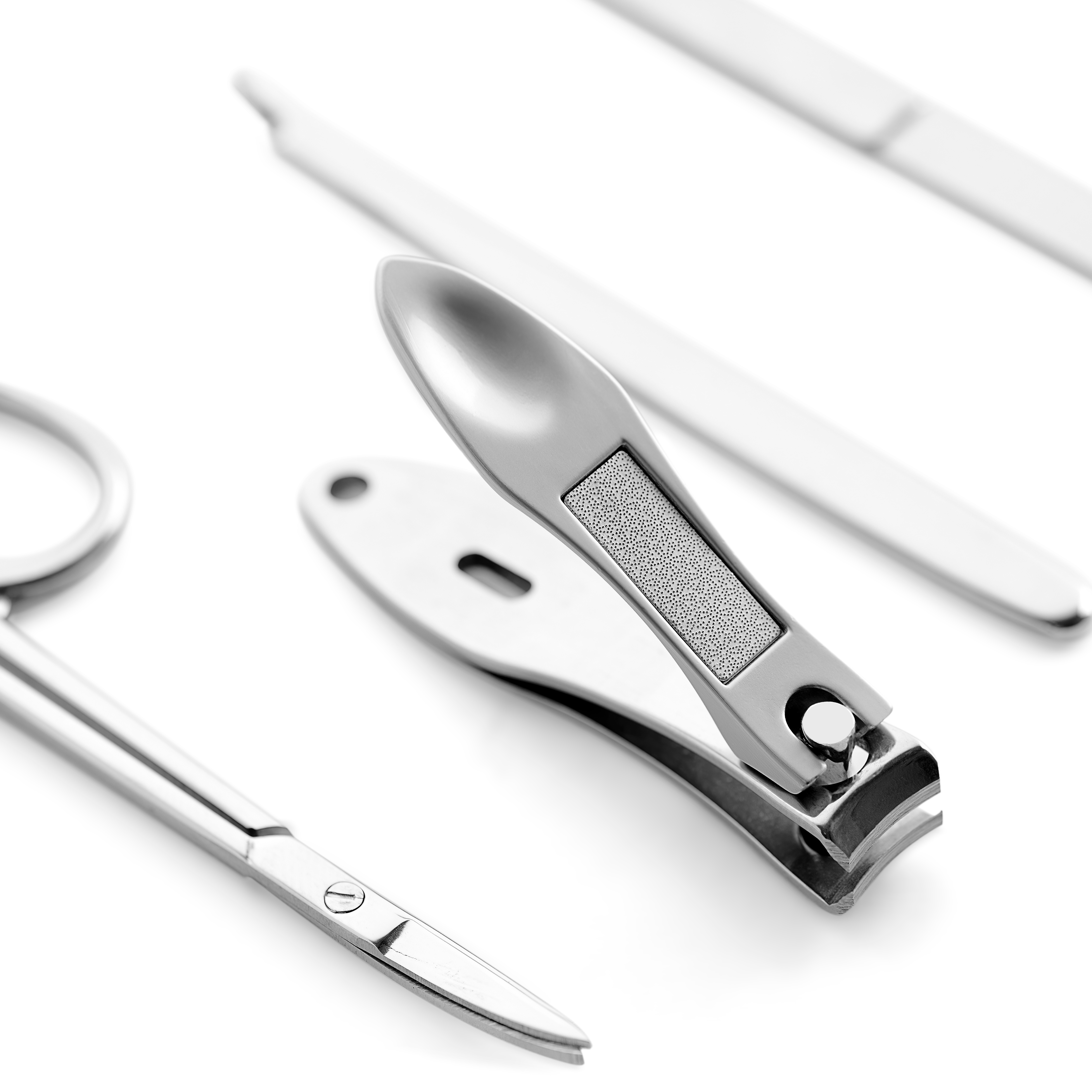 Manicure Sæt | Læder & Rustfrit Stål | Sort - 4