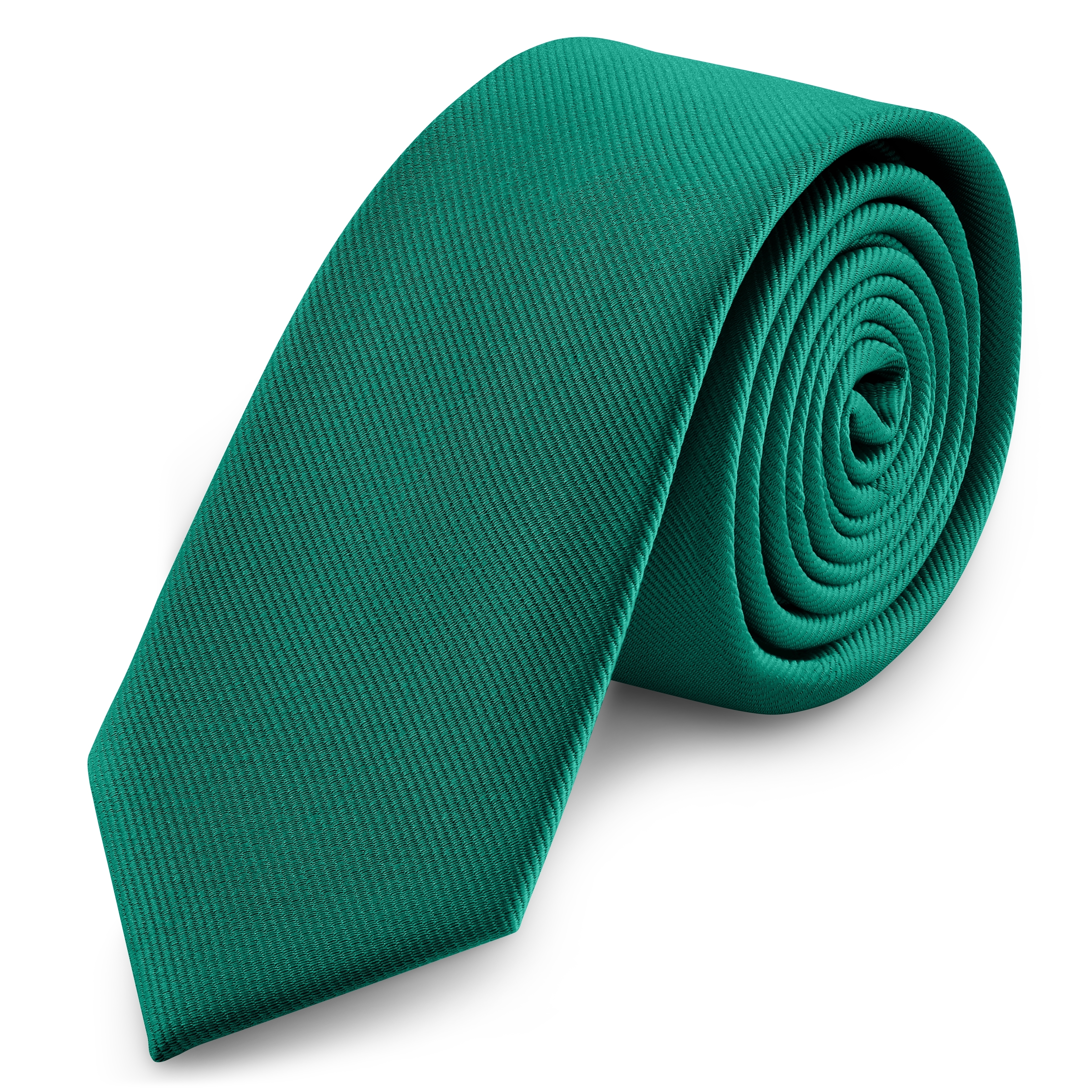 Emerald Green Necktie and Pocket Square - 2