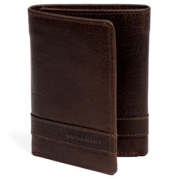 Montreal Trifold Brown RFID Leather Wallet Montreal Trifold Brown RFID Leather Wallet