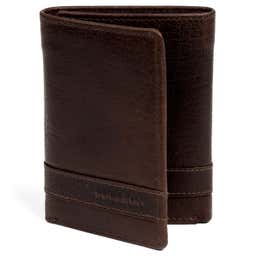 Montreal | Trifold Brown RFID Leather Wallet
