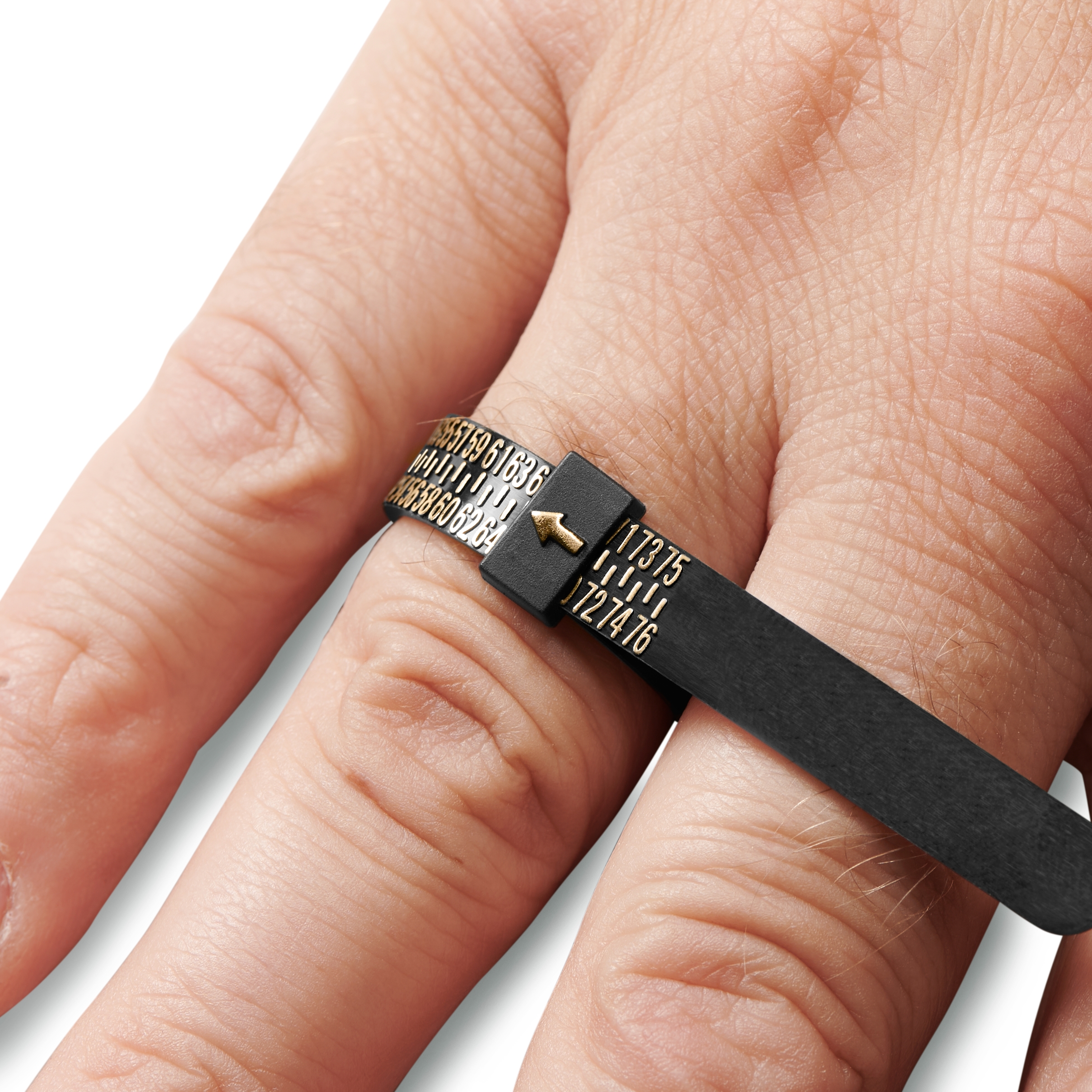 3-pack Black Ring Sizer Belt - 3