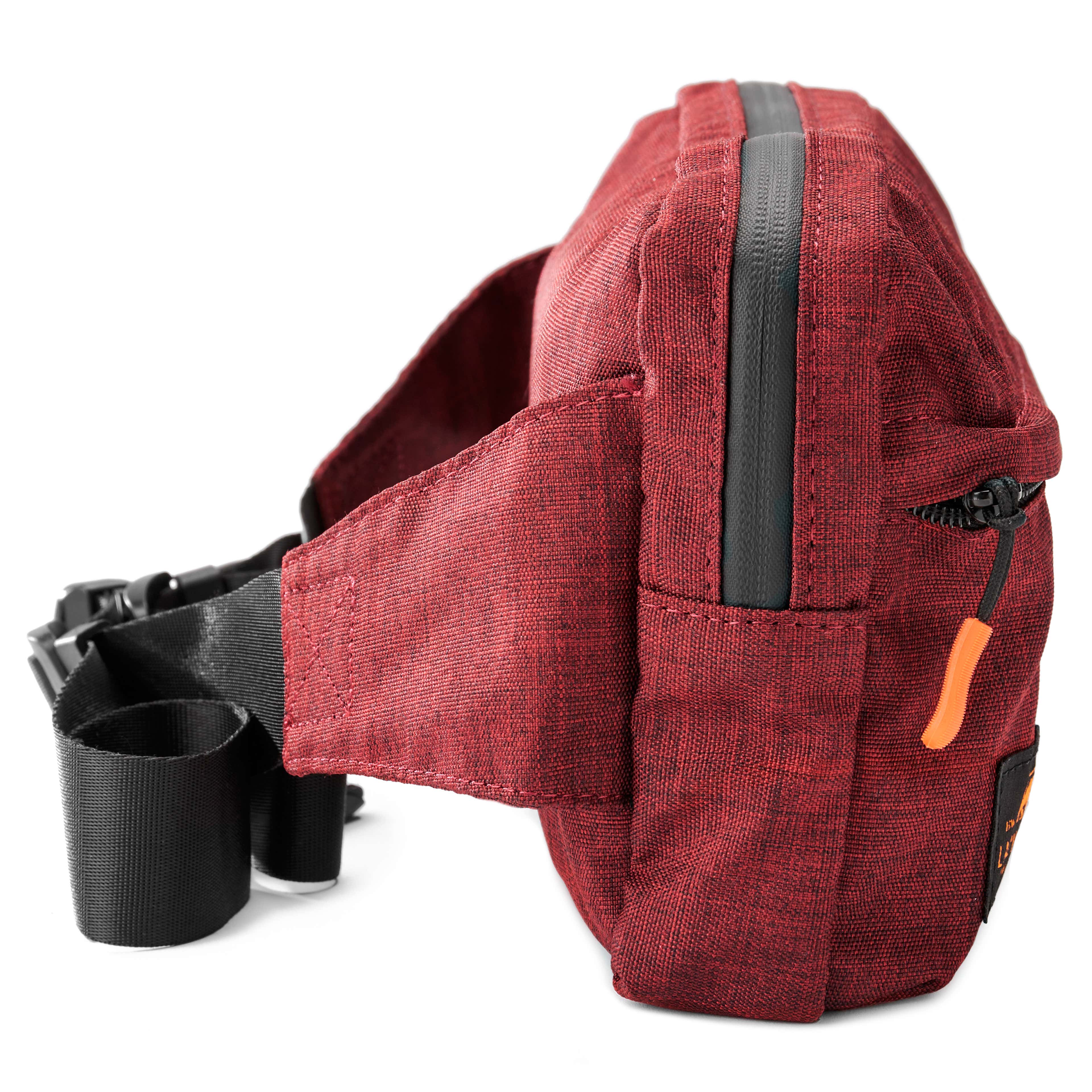 Lawson Red Foldable Bum Bag – Recycled PET - 2 - hover gallery