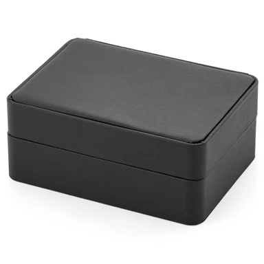 Vacker Matt Konstläder Manschettknappsbox Vacker Matt Konstläder Manschettknappsbox
