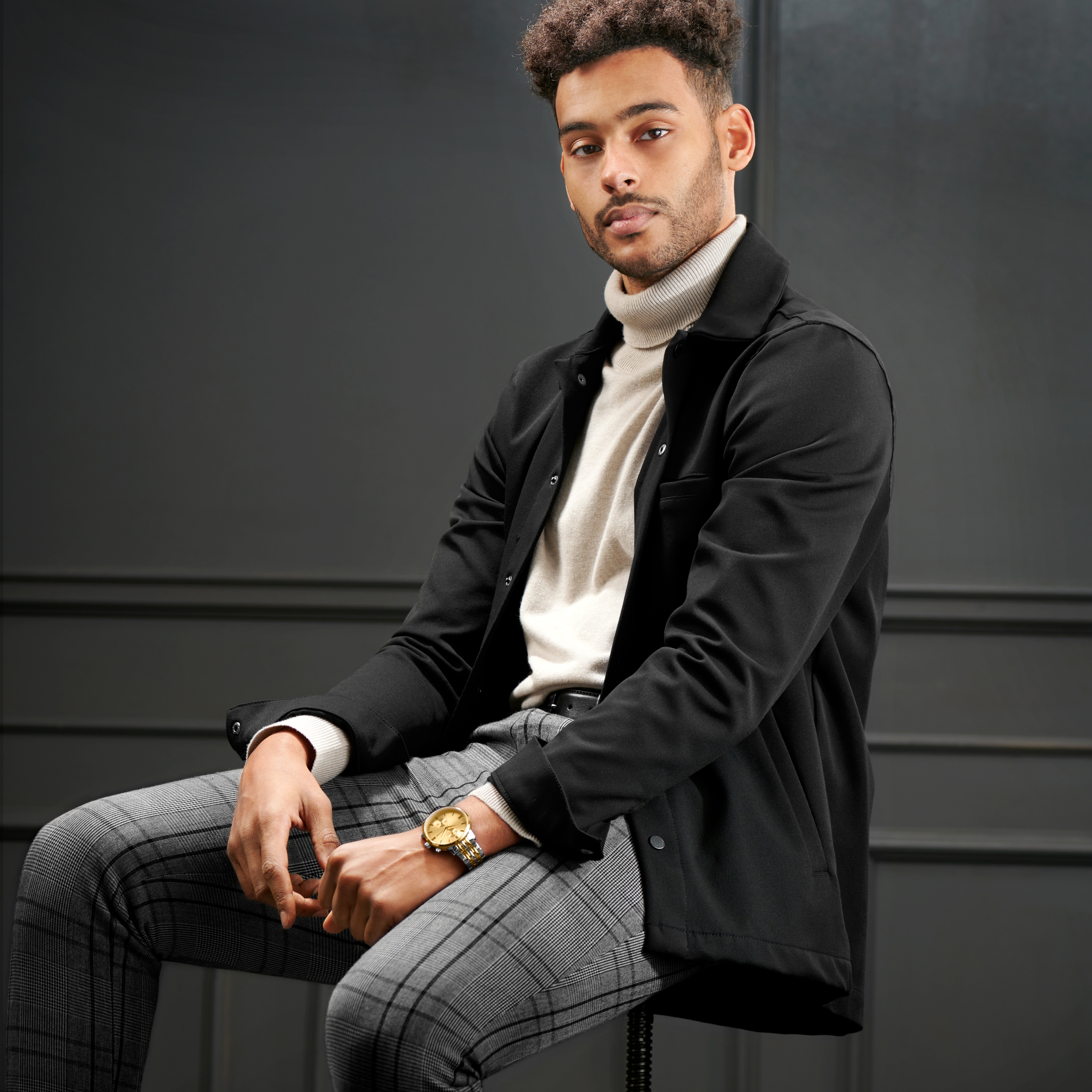 Leroy Kellan dvojna ura iz nerjavečega jekla - 6