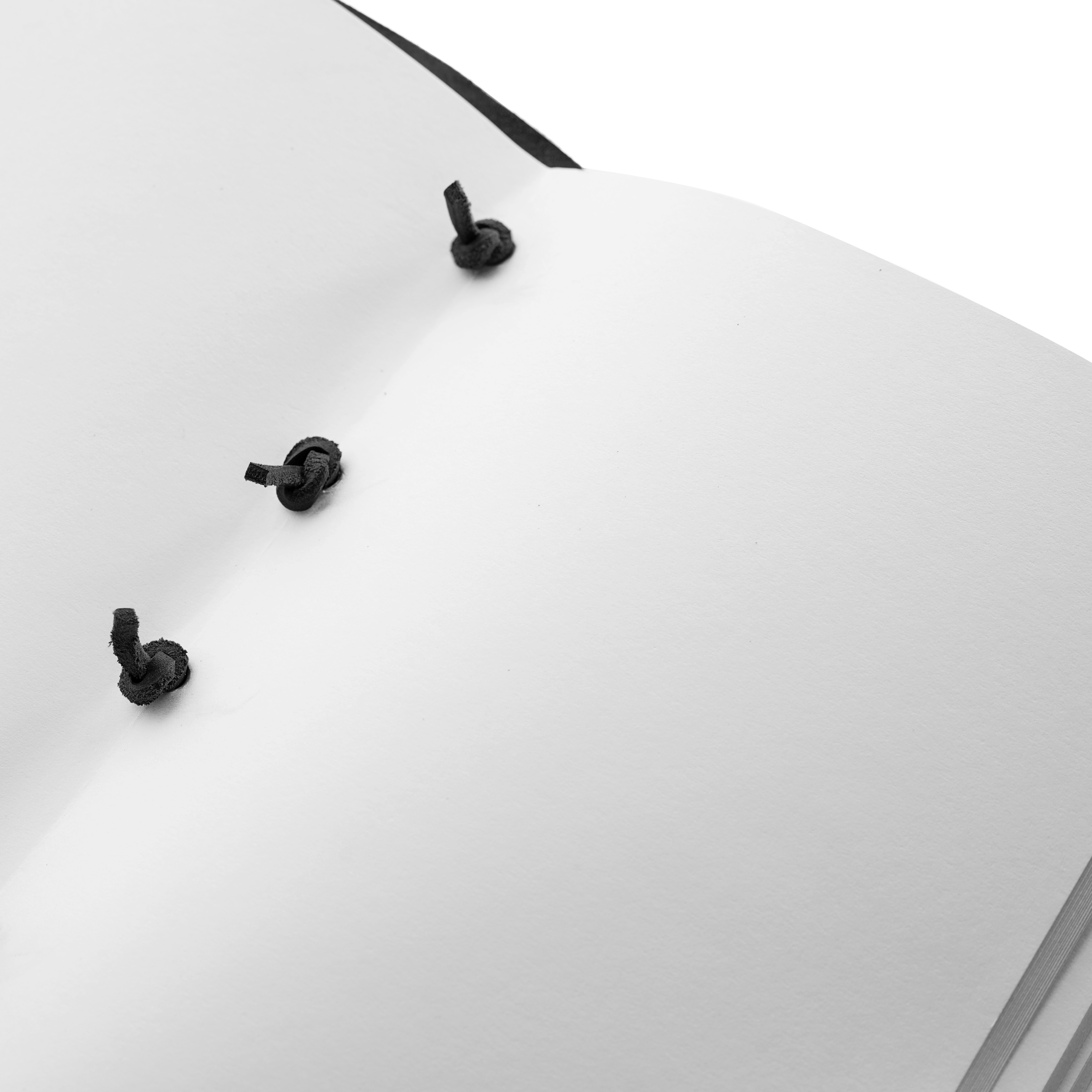 Zápisník | Čierna koža | Omotávacie zapínanie - 6