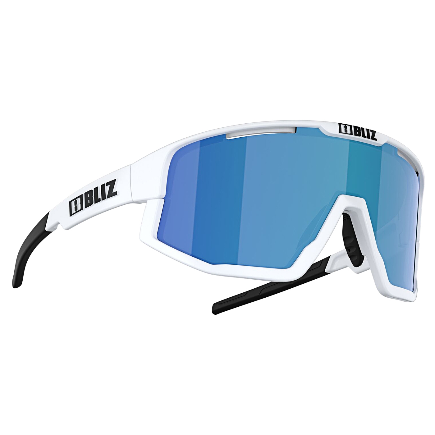 White & Blue Wrap-Around Sunglasses | Bliz 0ZB7001 - 3