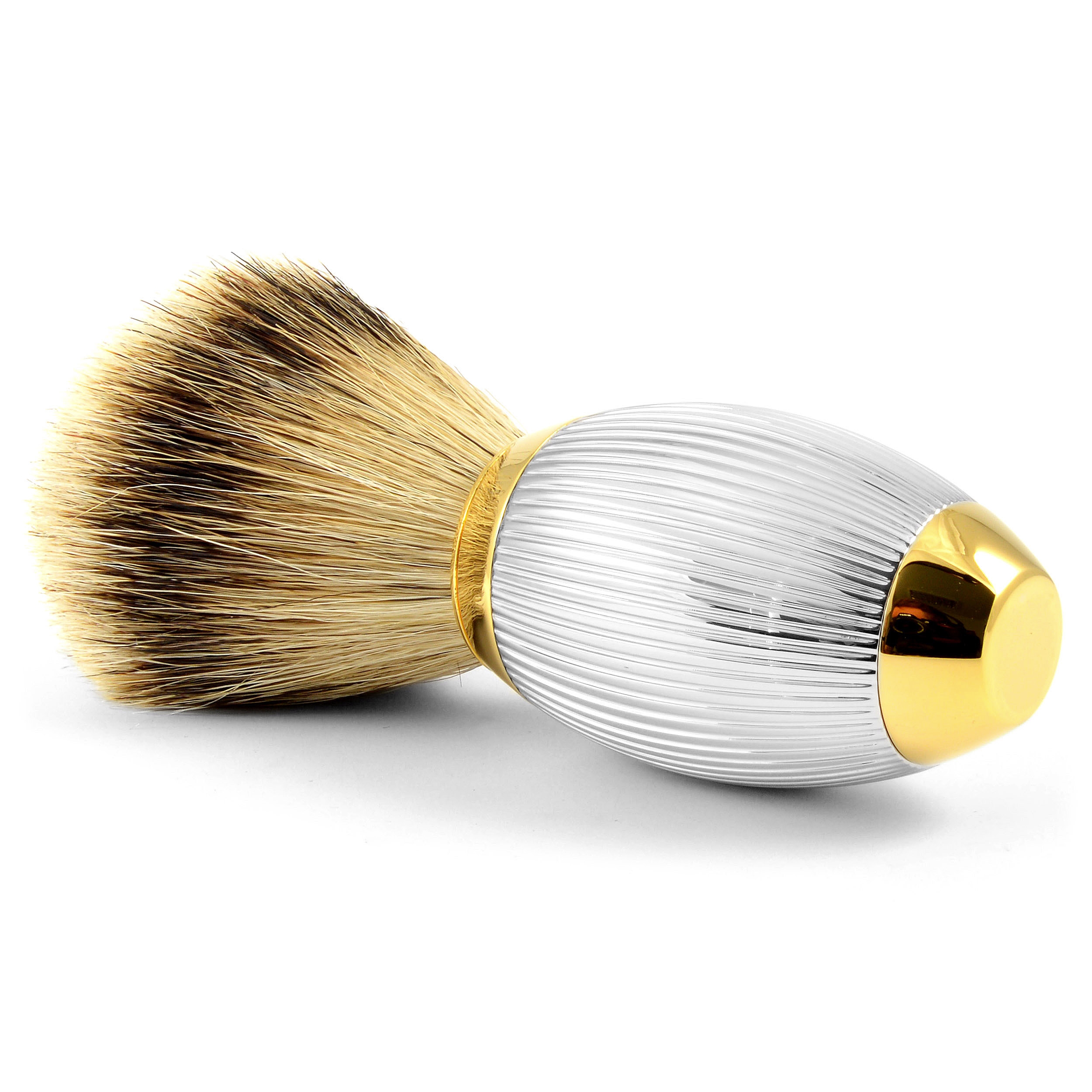 Best Badger Rasierpinsel in Gold & Silber - 2