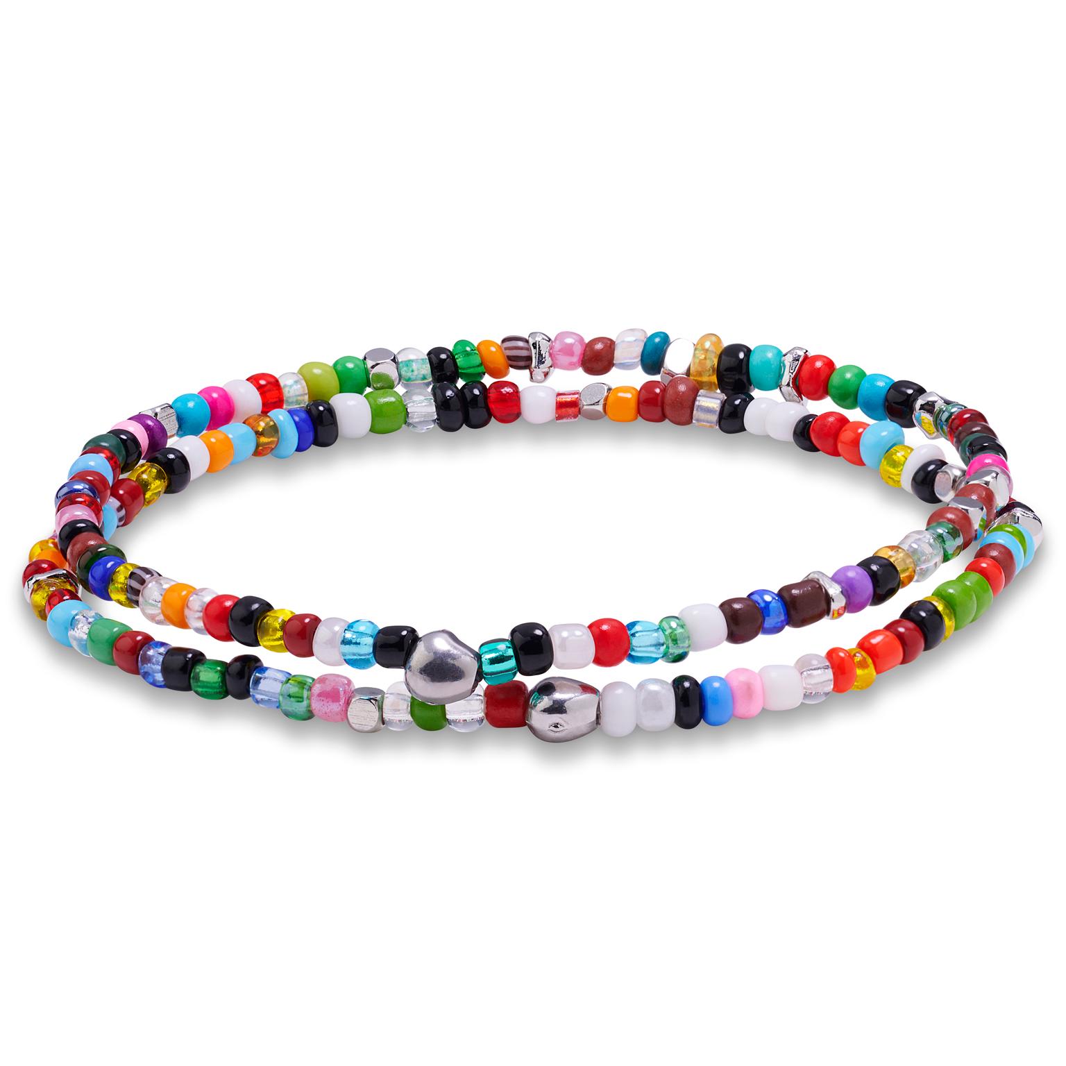 Amalfi | Pulsera de cuentas de cristal multicolor en tonos claros Amalfi | Pulsera de cuentas de cristal multicolor en tonos claros
