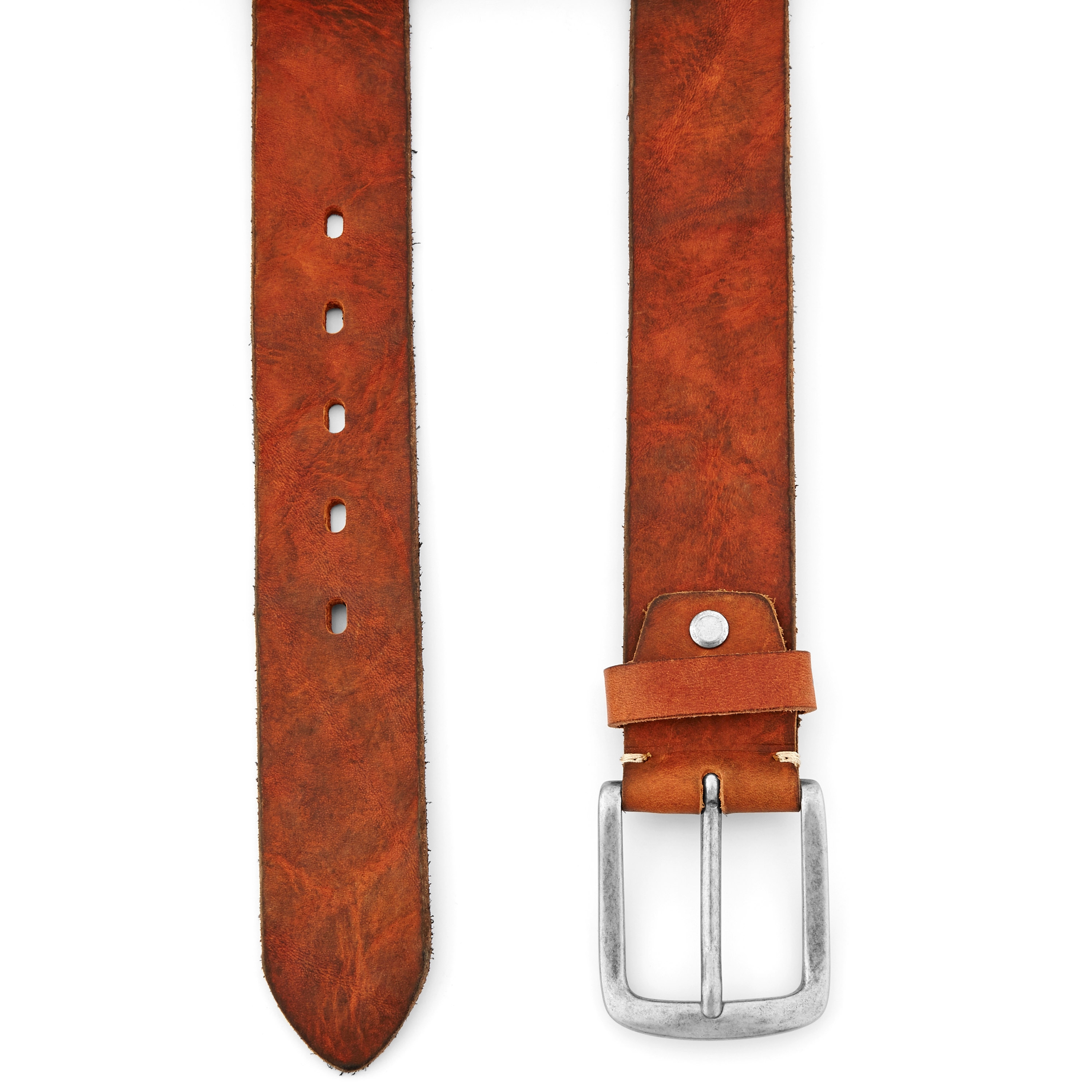 Riem van Gelooid Leer met Vintage Patroon - 2