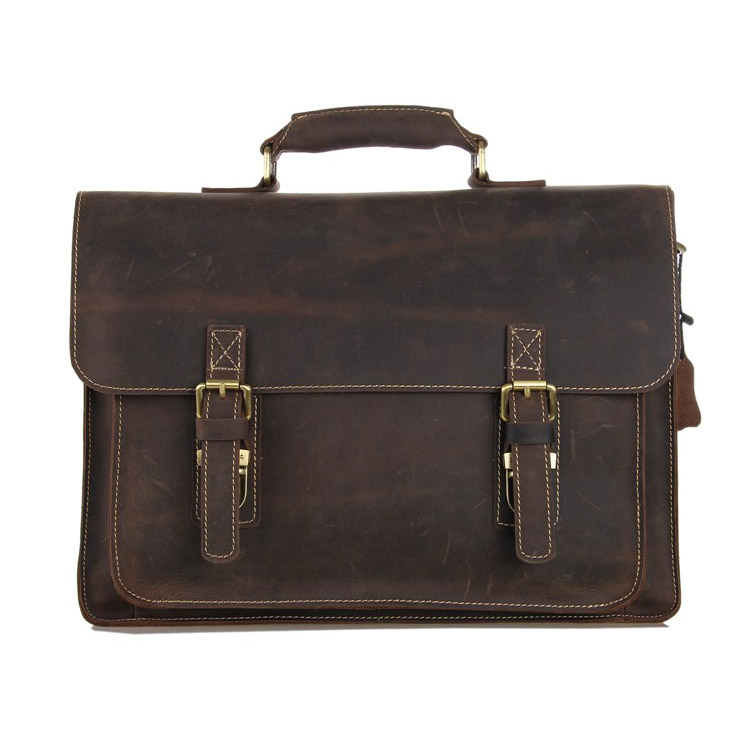 Marlano Dark Brown Leather Case - 4