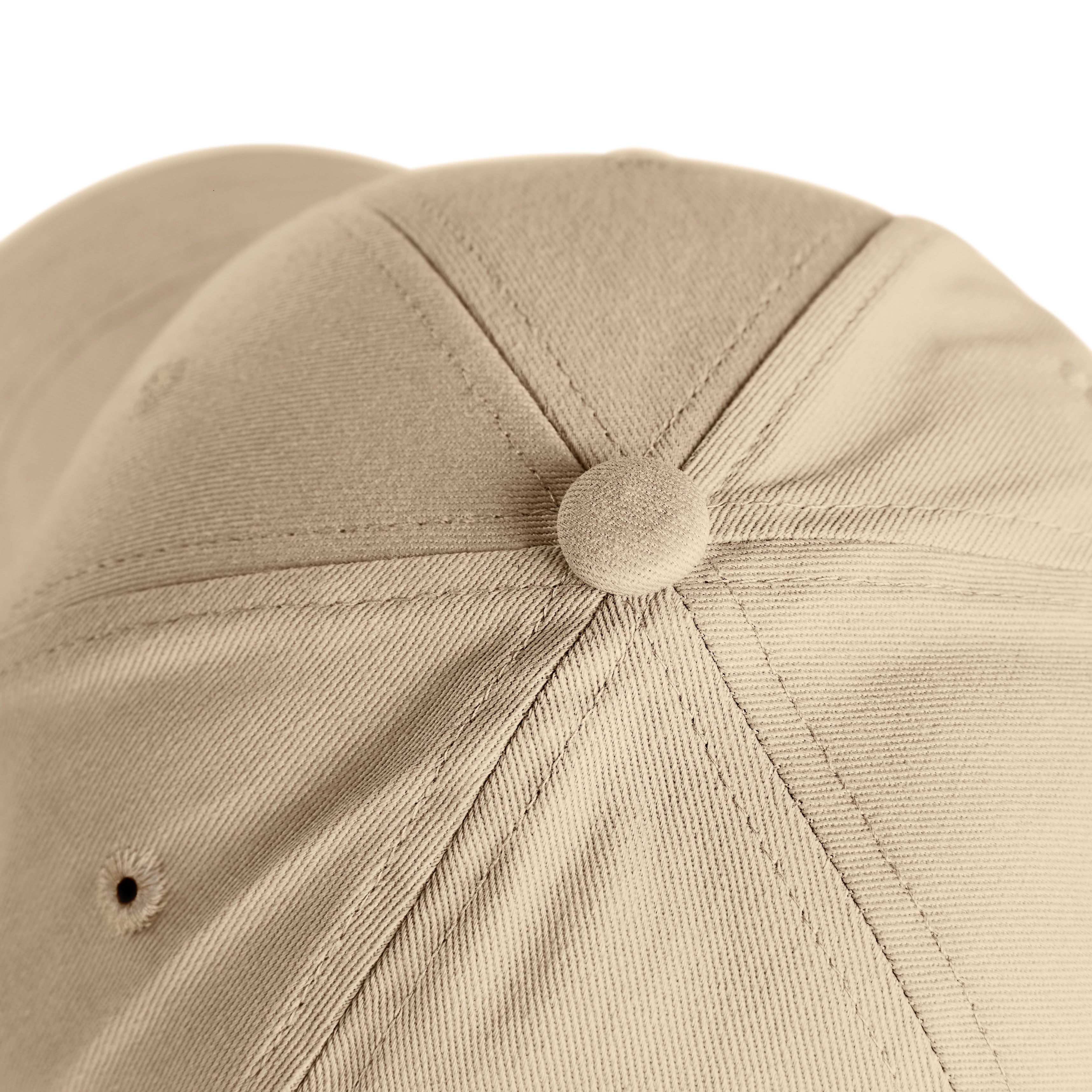 Waykins | Sandfarbene Baumwoll-Cap mit fester Front - 5