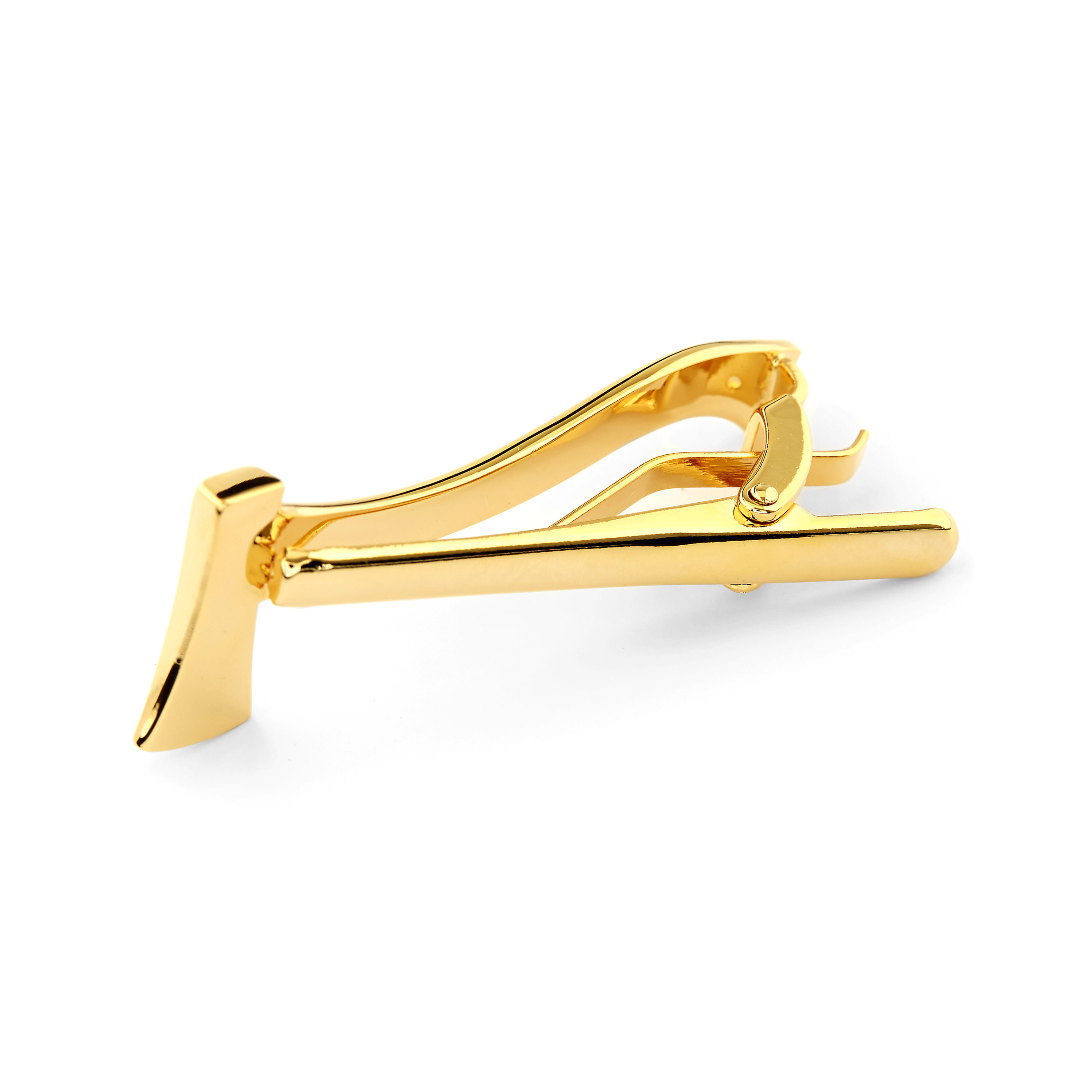 Pasador de corbata con hacha dorada - 3