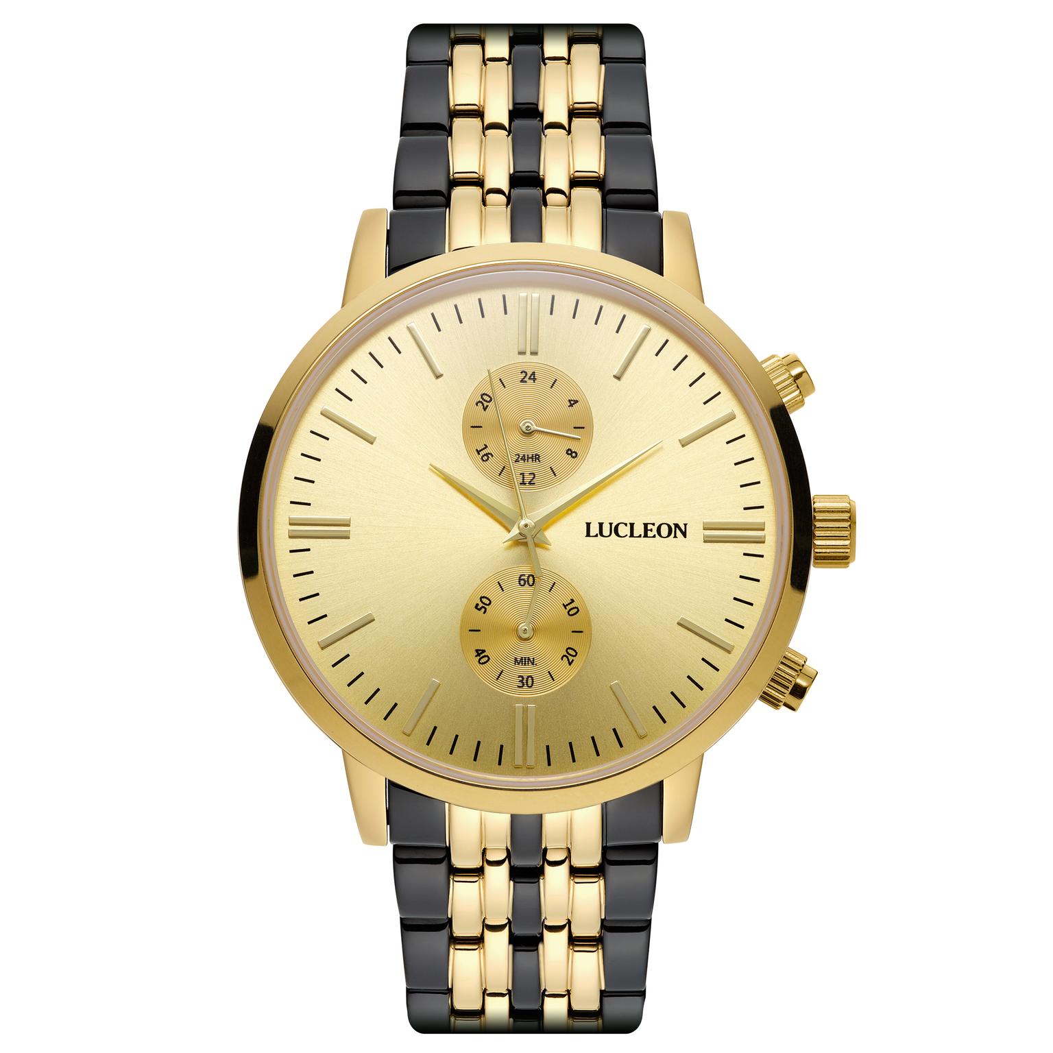 Lathan Kellan Roestvrijstalen Horloge met Dubbele Tijdzone Lathan Kellan Roestvrijstalen Horloge met Dubbele Tijdzone