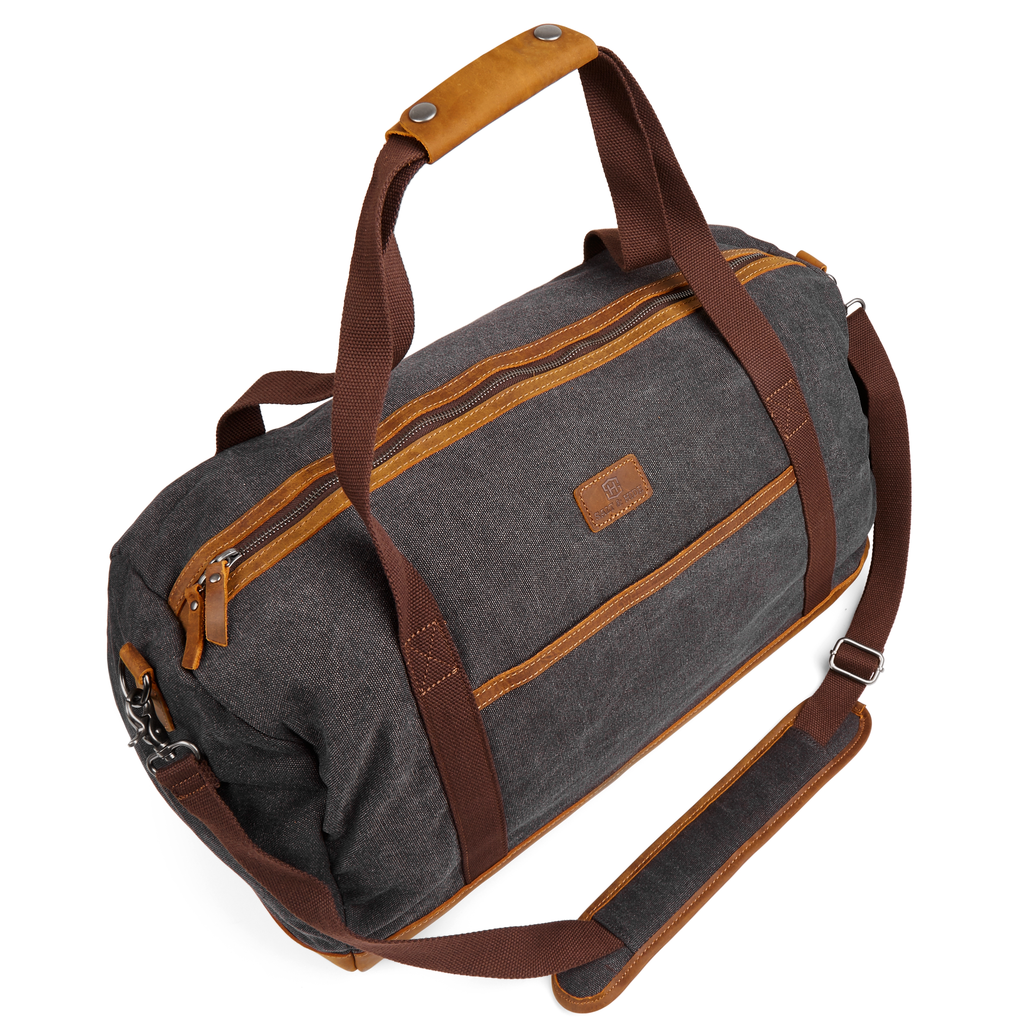 Športová taška v šedej a bledohnedej farbe Shem  - 6