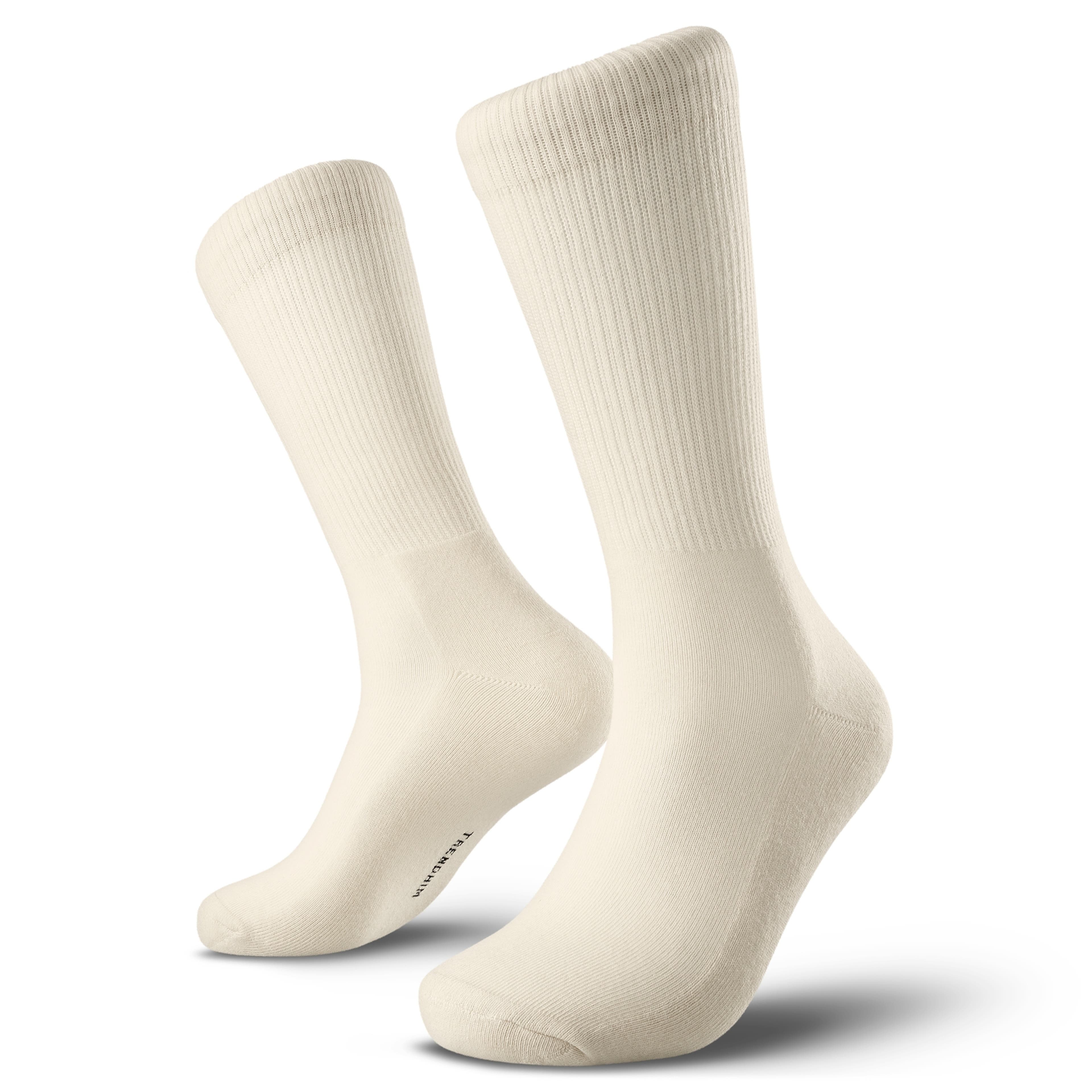 DryFeel | Antique White Cotton Tennis Socks DryFeel | Antique White Cotton Tennis Socks