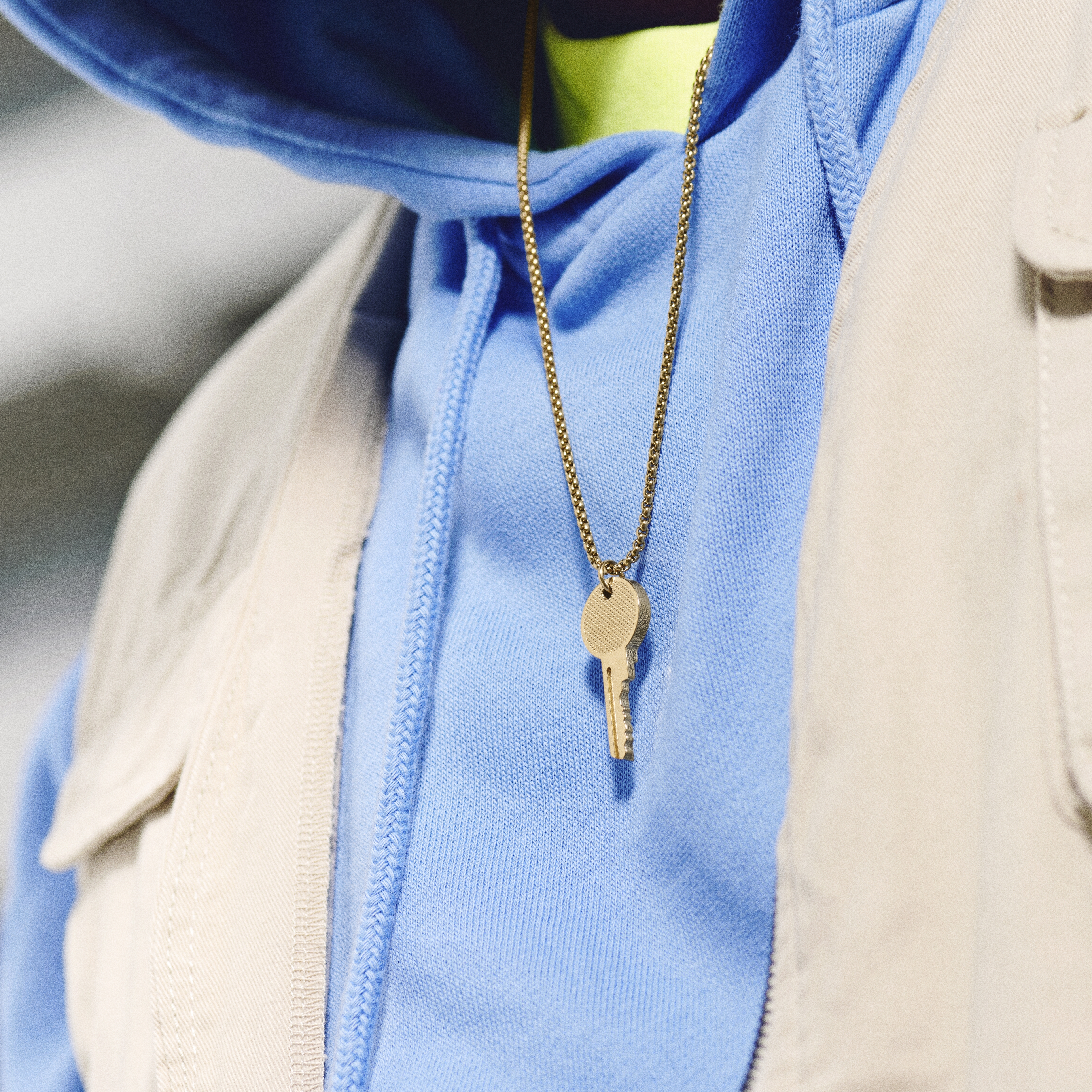 Egan | Gold-tone Key Necklace - 2