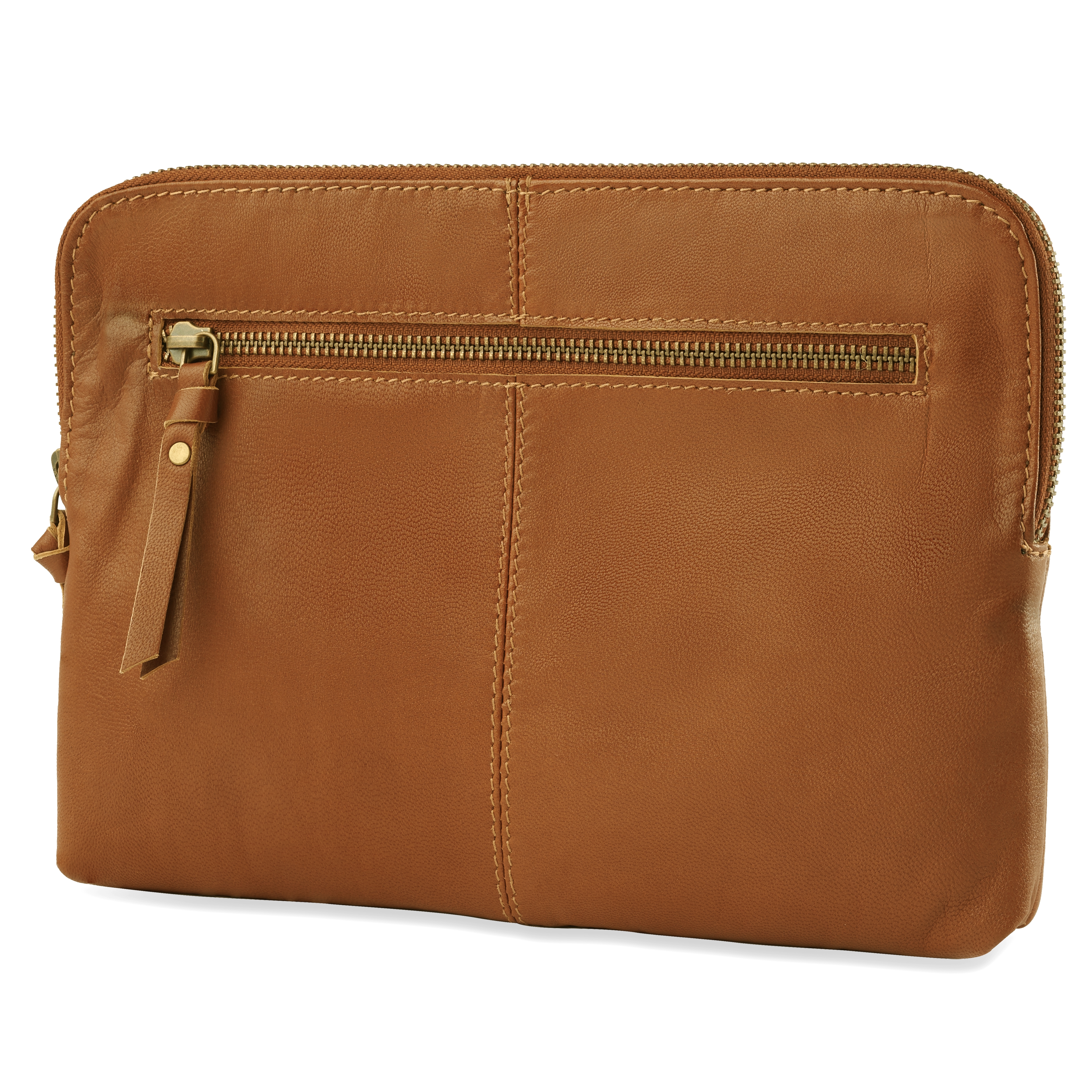 iPad Tablet Sleeve | Cognac Goat Leather - 2