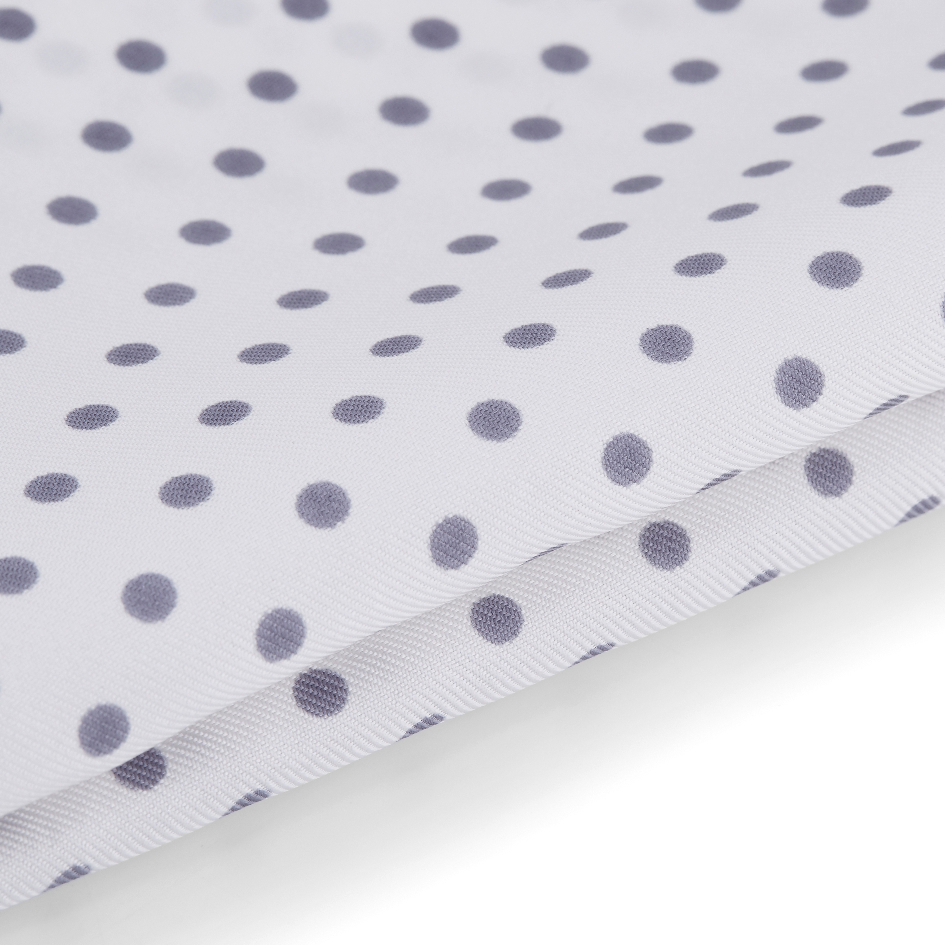 Pochette de costume blanche à pois gris - 2