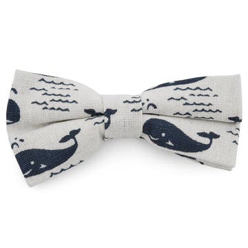 Happy Whale Pre-Tied Bow Tie Happy Whale Pre-Tied Bow Tie