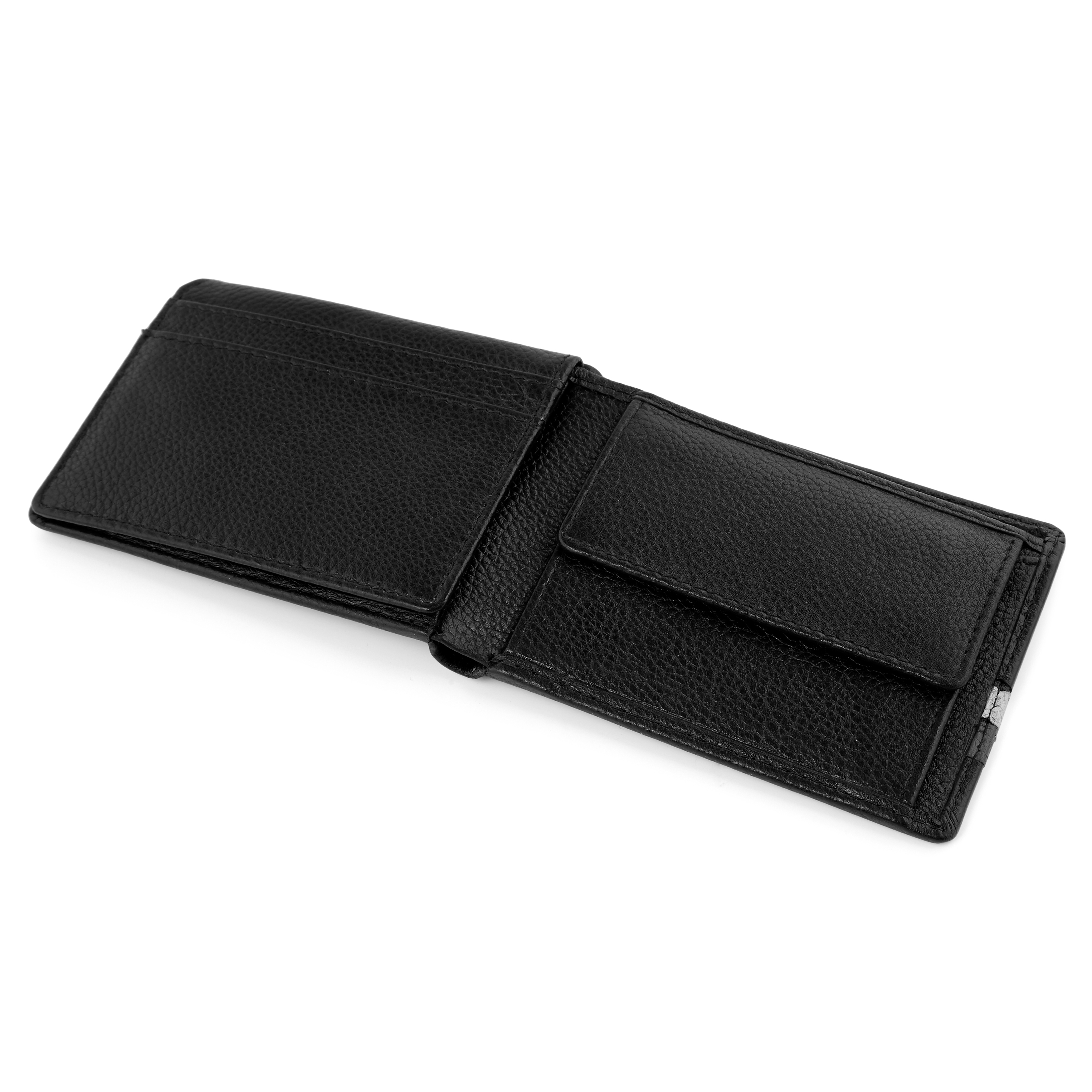 Larry crni kožni novčanik sa RFID zaštitom - 8