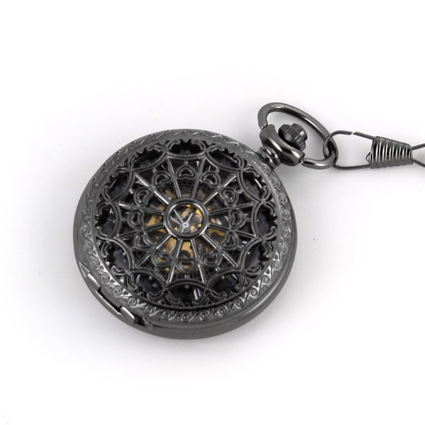 Sort Klassisk Lommeur - 1