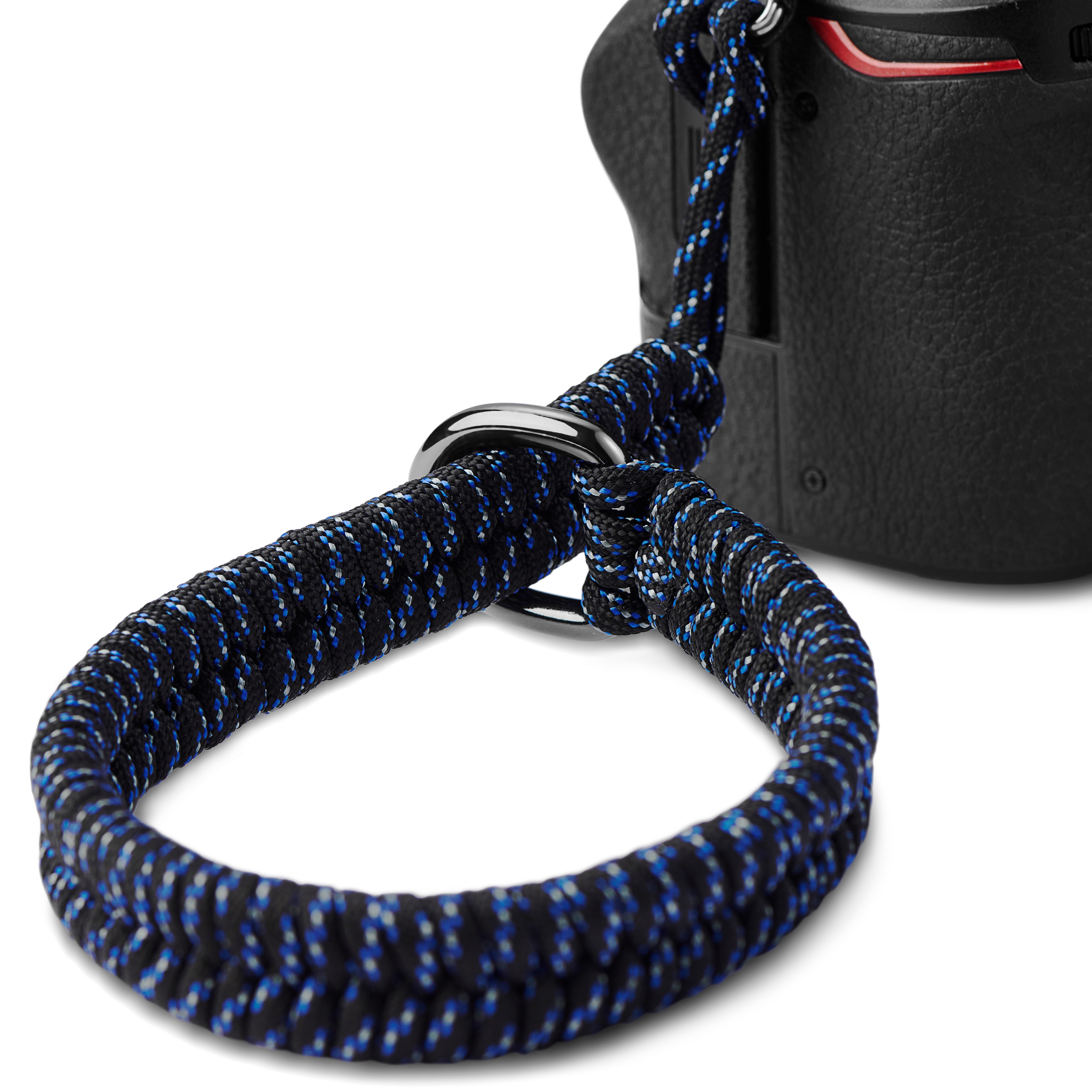 Dark Blue Zipper Weave Camera Strap - 5