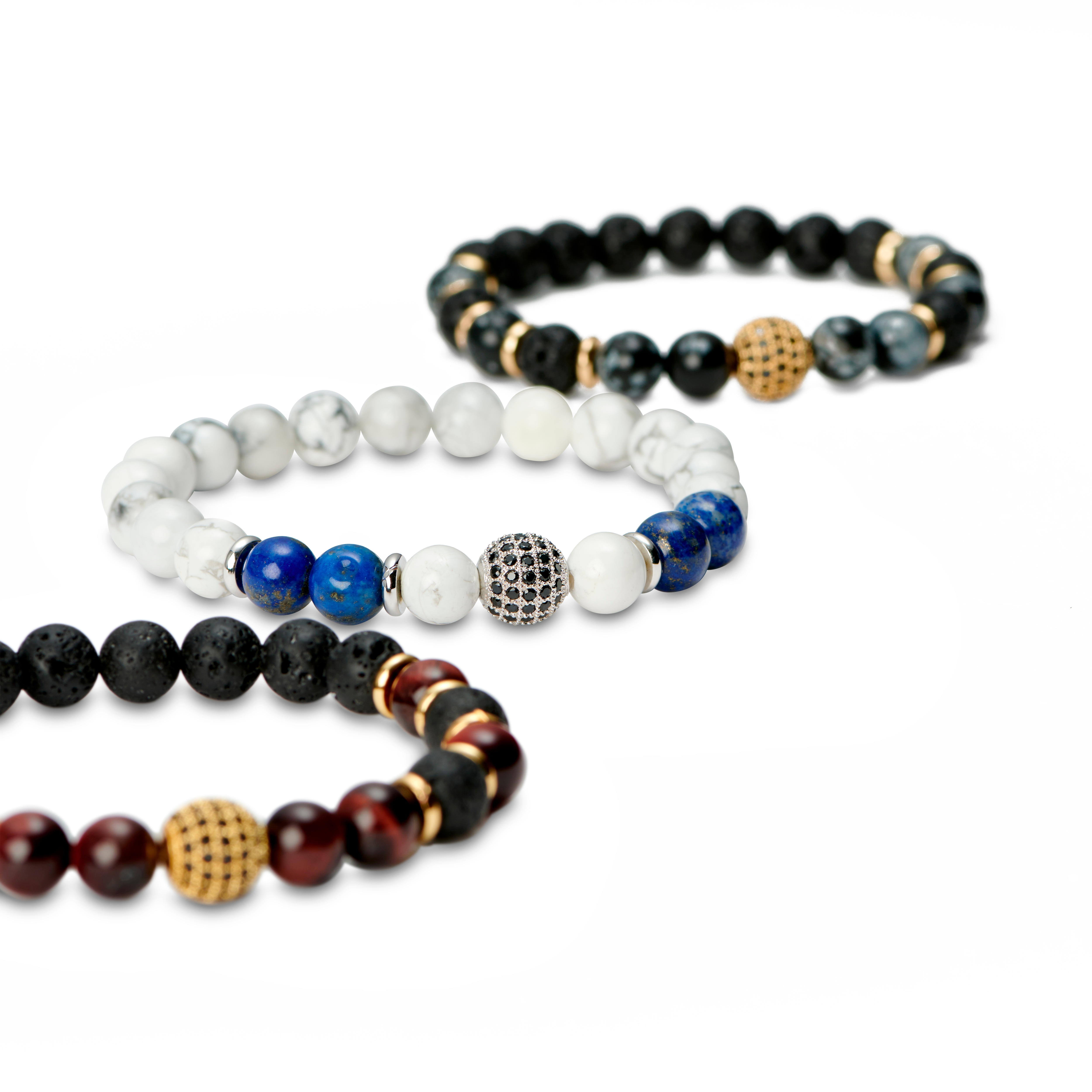 Pack de 3 bracelets royaux - 3