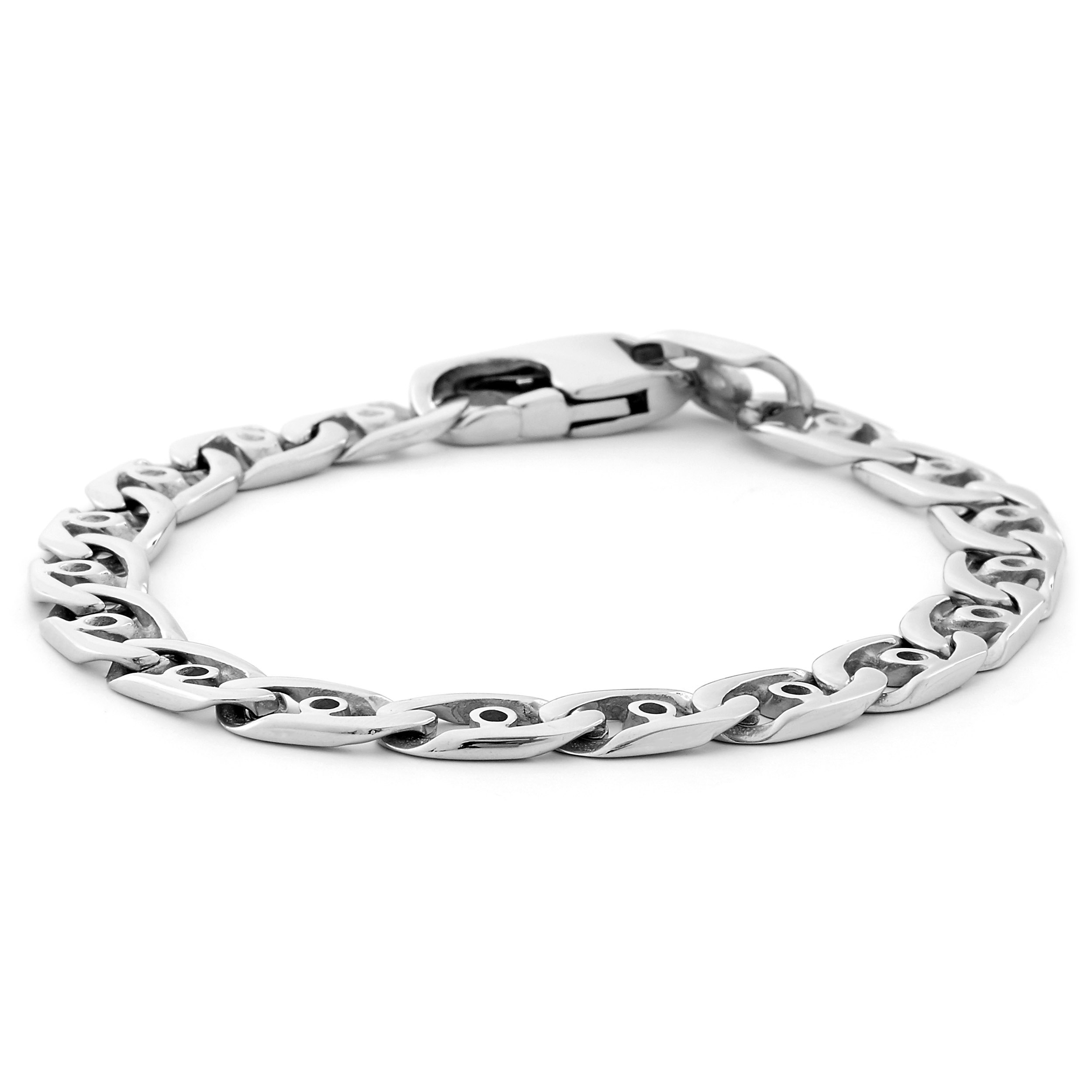 Flaches Kettenarmband - 1