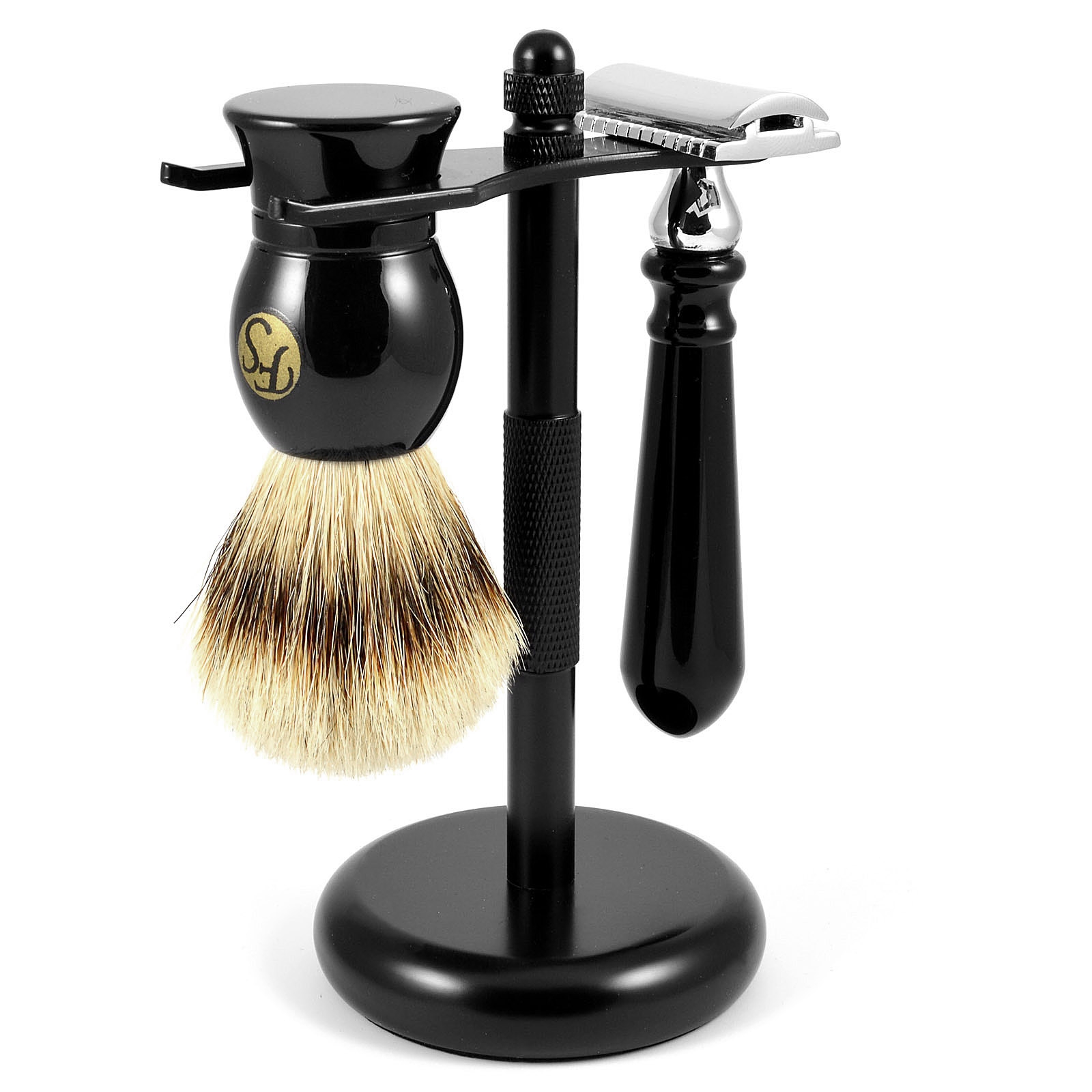 Black Silvertip Shaving Gift Set - 3